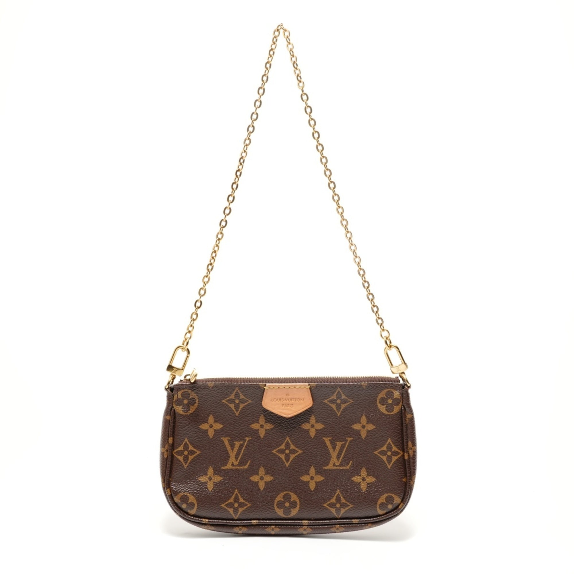 Louis Vuitton Monogram Brown Monogram Pochette Shoulder Bag (Pre-Owned)