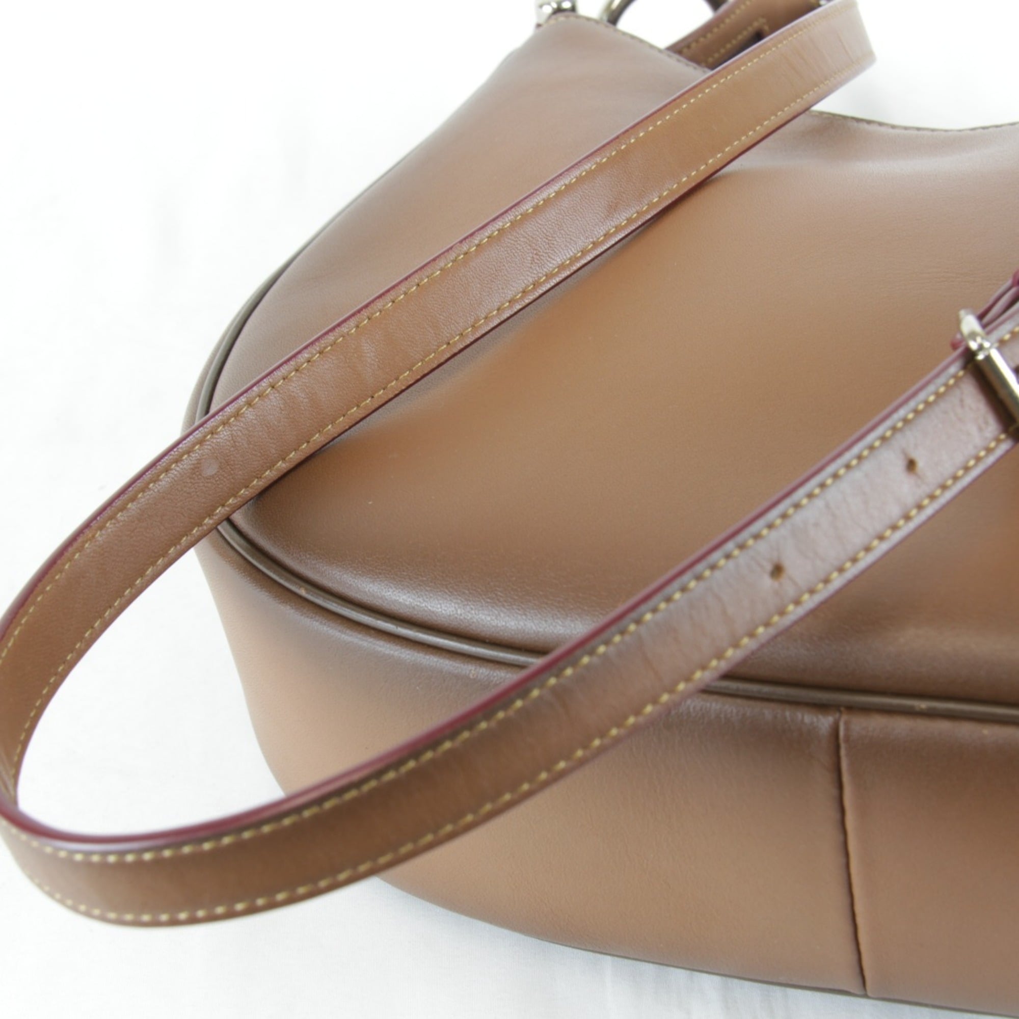 Coach Brown Leather Shoulder Bag (Pre-Owned)
