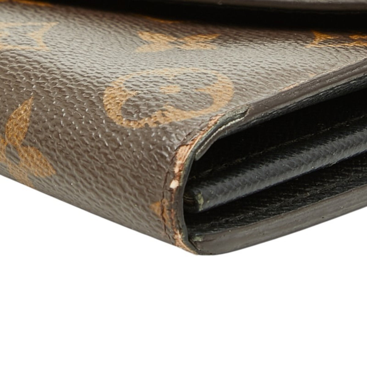 Louis Vuitton Brown Pvc Leather Long Wallet (Bi-Fold) (Pre-Owned)