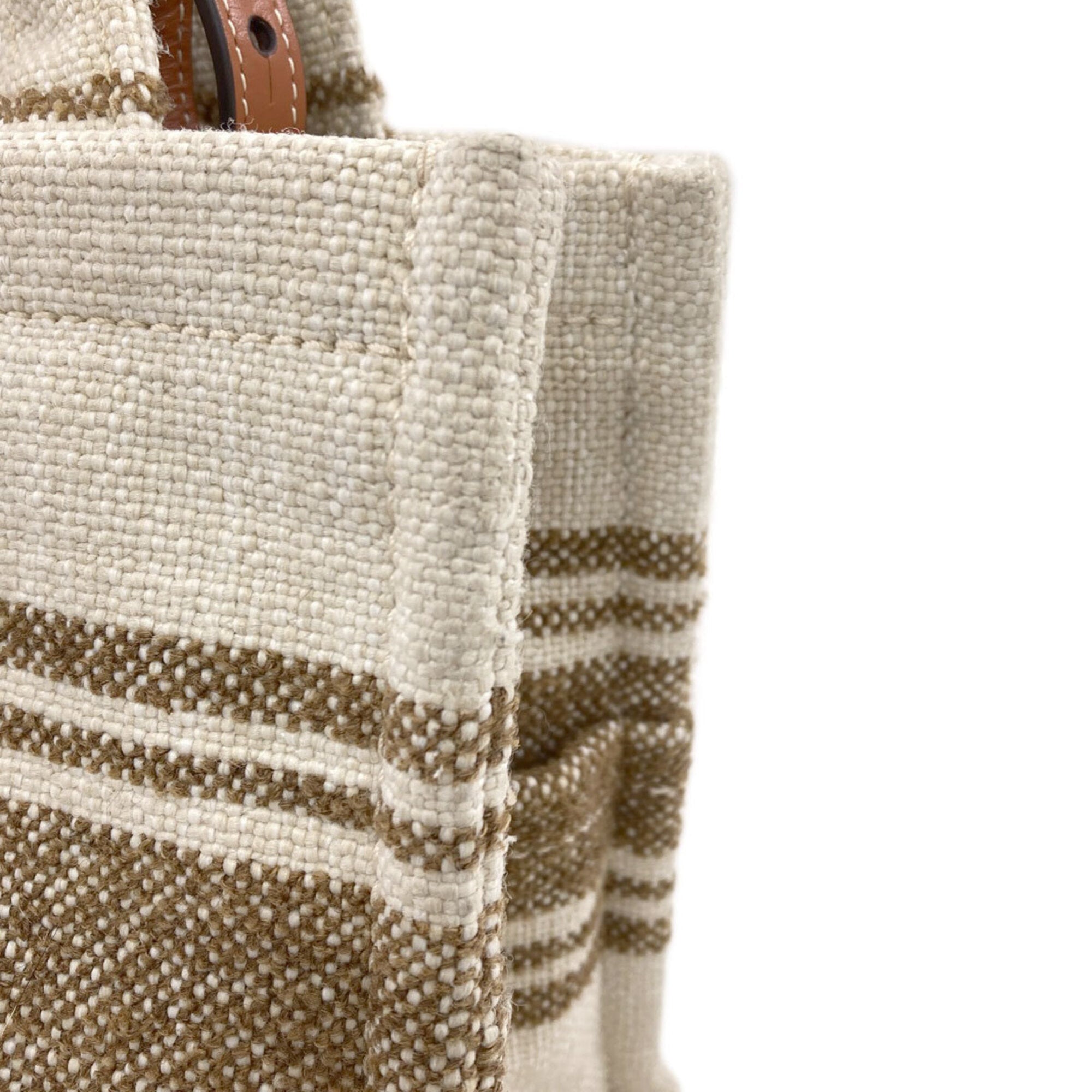 Celine Beige Canvas Handbag (Pre-Owned)