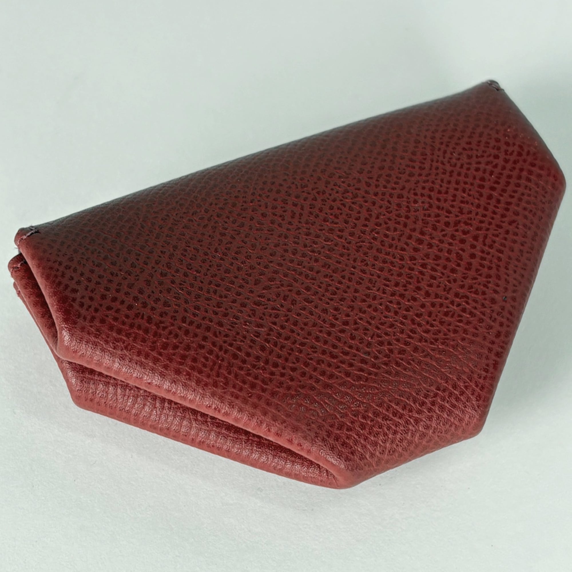 Hermes Red Color Epsom Leather Coin Purse/Coin Case (Pre-Owned)