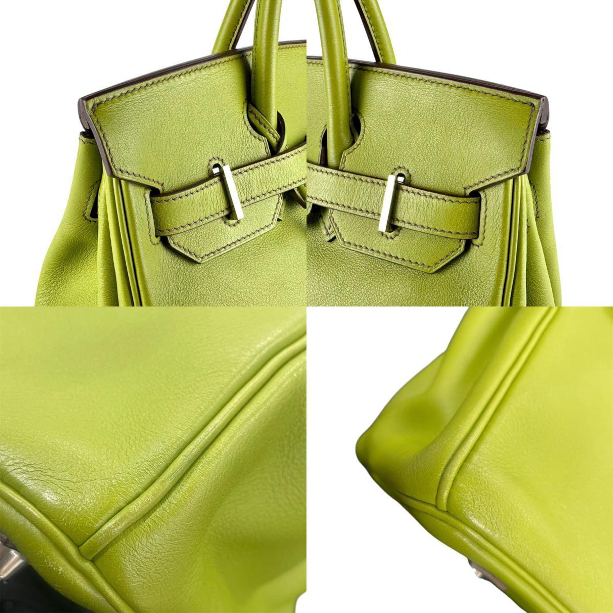 Hermes Anis Green Swift Leather Handbag (Pre-Owned)