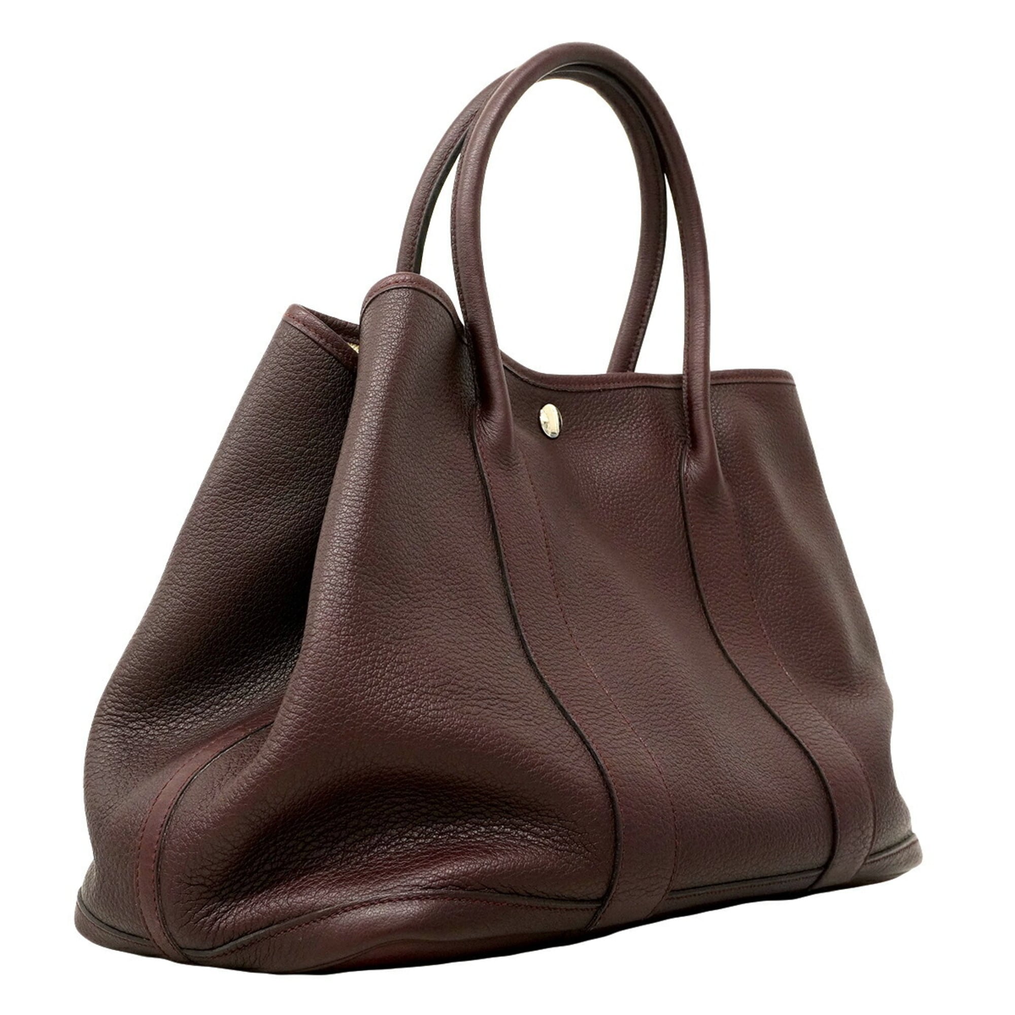 Hermes Bordeaux Negonda Leather Tote Bag (Pre-Owned)