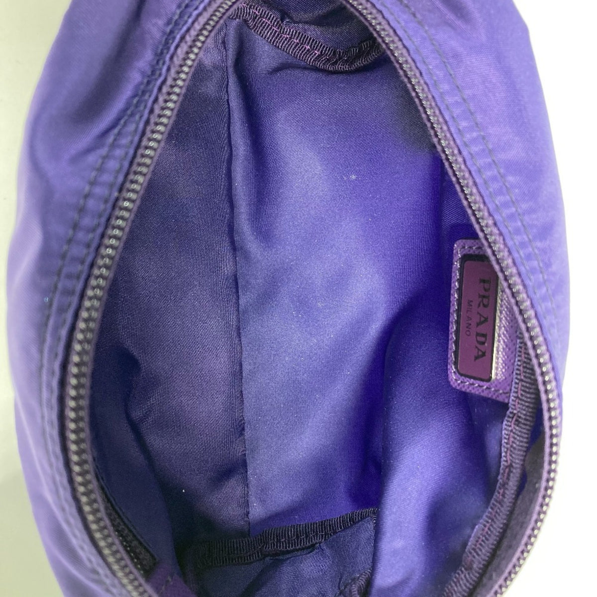 Prada Purple Nylon Pouch (Pre-Owned)