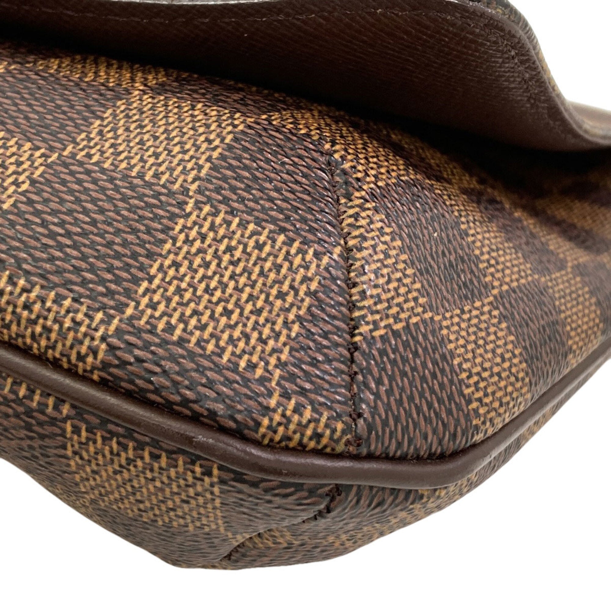 Louis Vuitton Damier Canvas Ebene Damier Canvas Shoulder Bag (Pre-Owned)