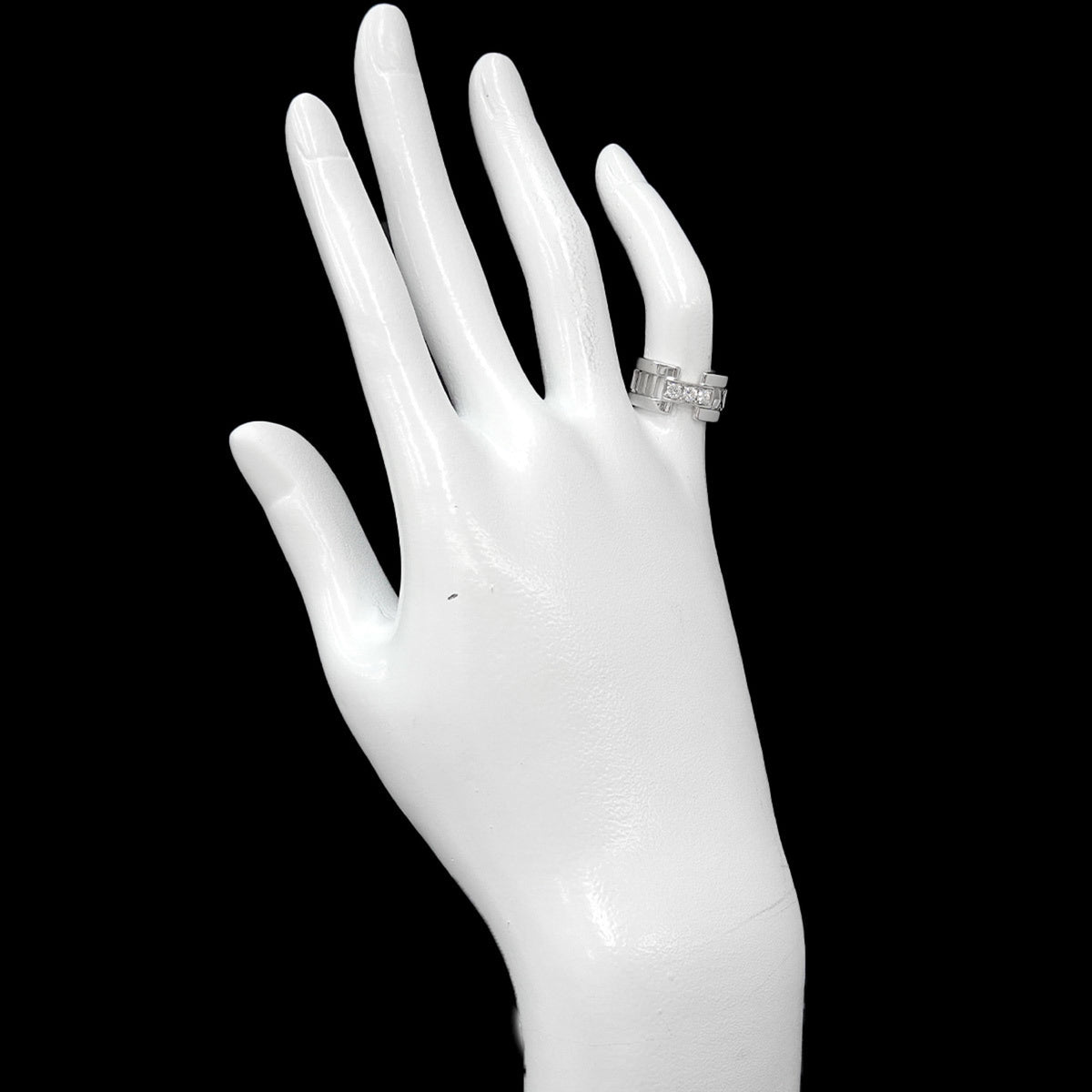 Tiffany White Gold (18K) Band Ring (Pre-Owned)