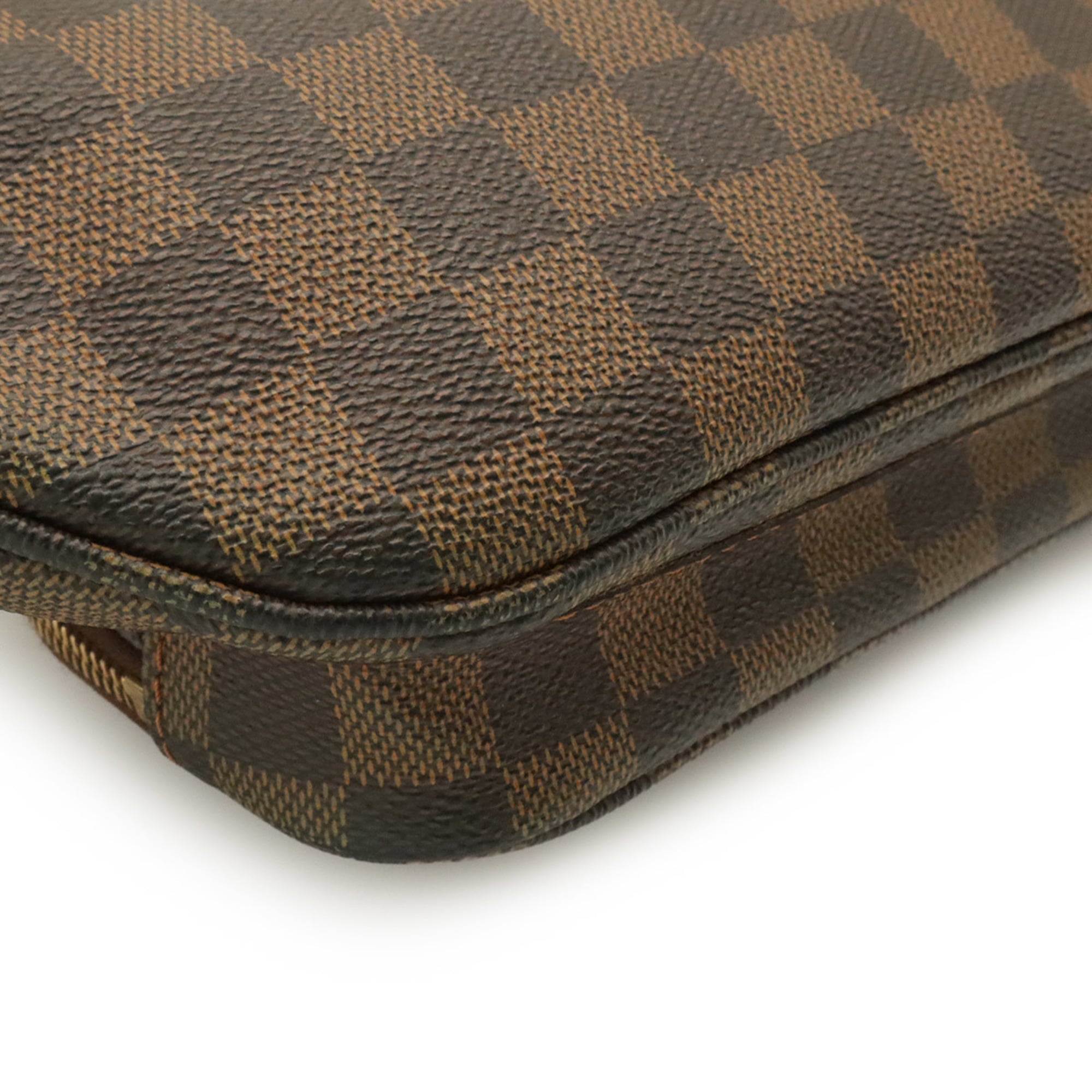 Louis Vuitton Brown Damier Canvas Pvc Fanny Pack Pouch (Pre-Owned)