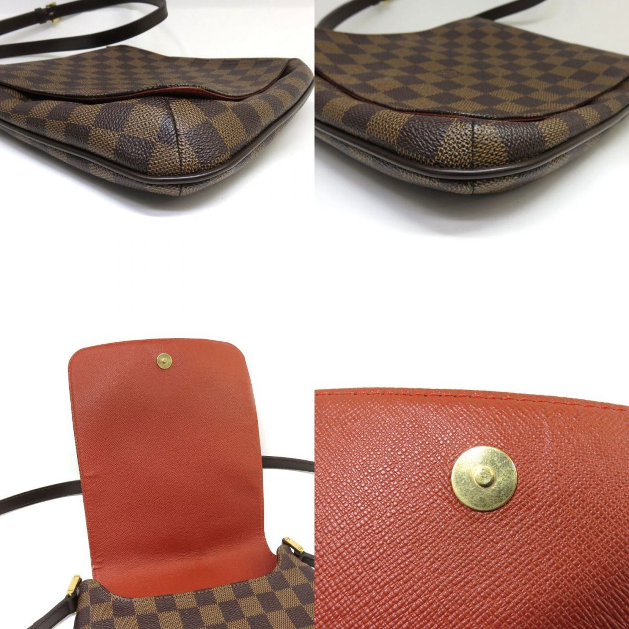 Louis Vuitton Brown Ebene Damier Canvas Shoulder Bag (Pre-Owned)