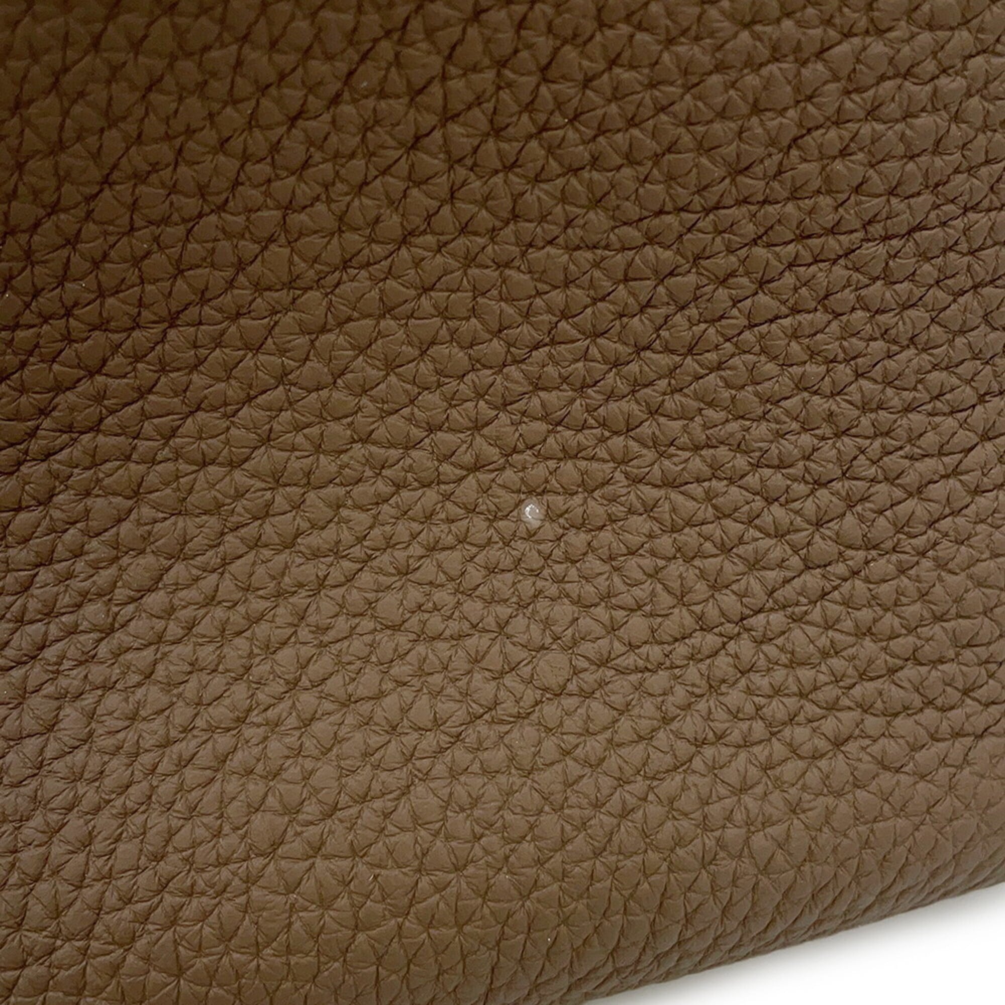 Hermes Etoupe Gray Togo Leather Swift Leather Handbag (Pre-Owned)
