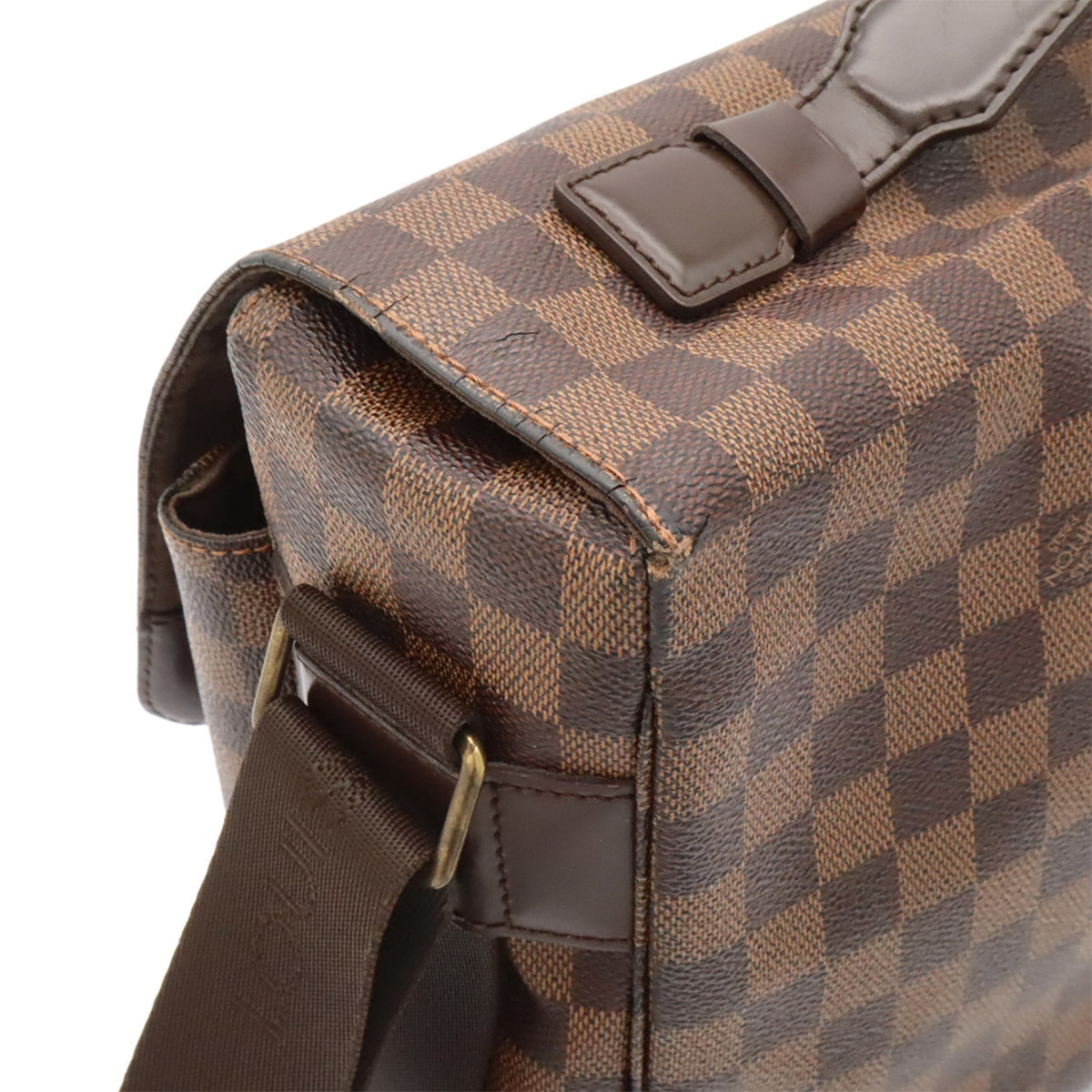 Louis Vuitton Brown Damier Canvas Galle Damier Canvas Handbag Shoulder Bag (Pre-Owned)