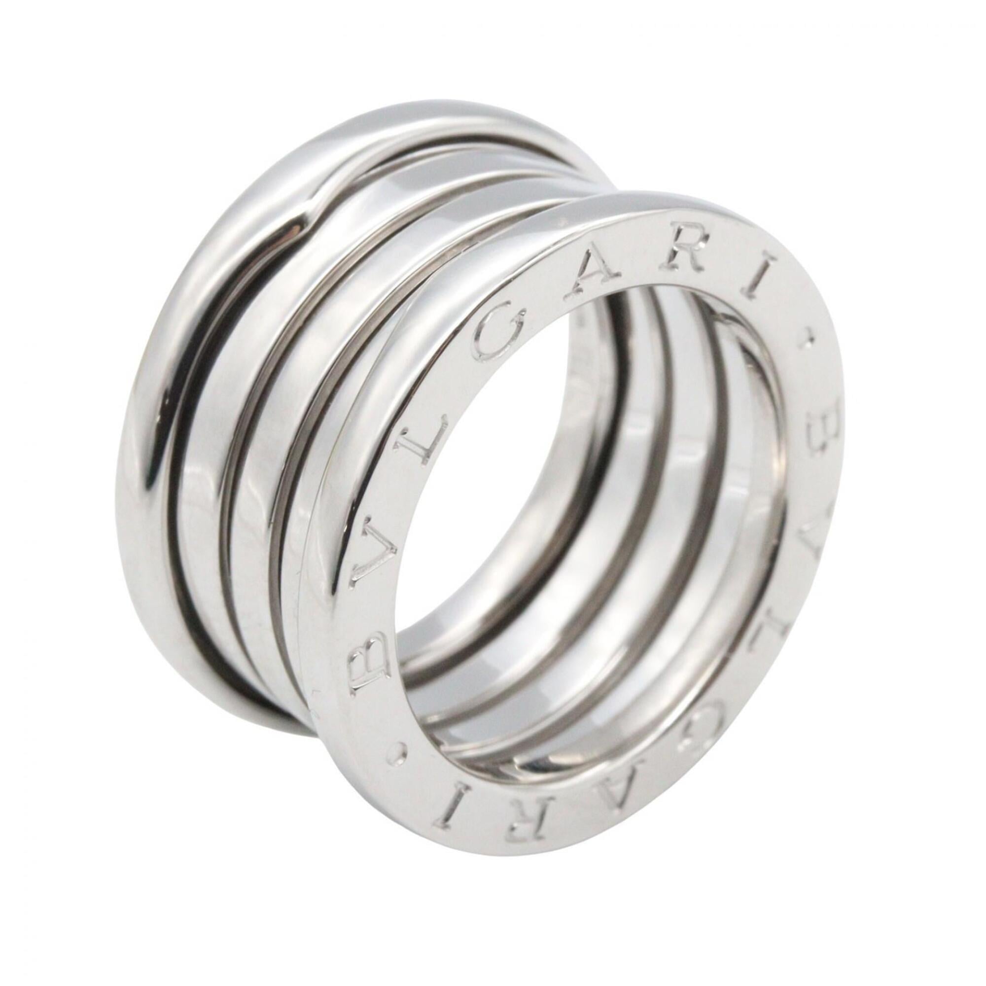 Bvlgari Silver White Gold (18K) Band Ring (Pre-Owned)
