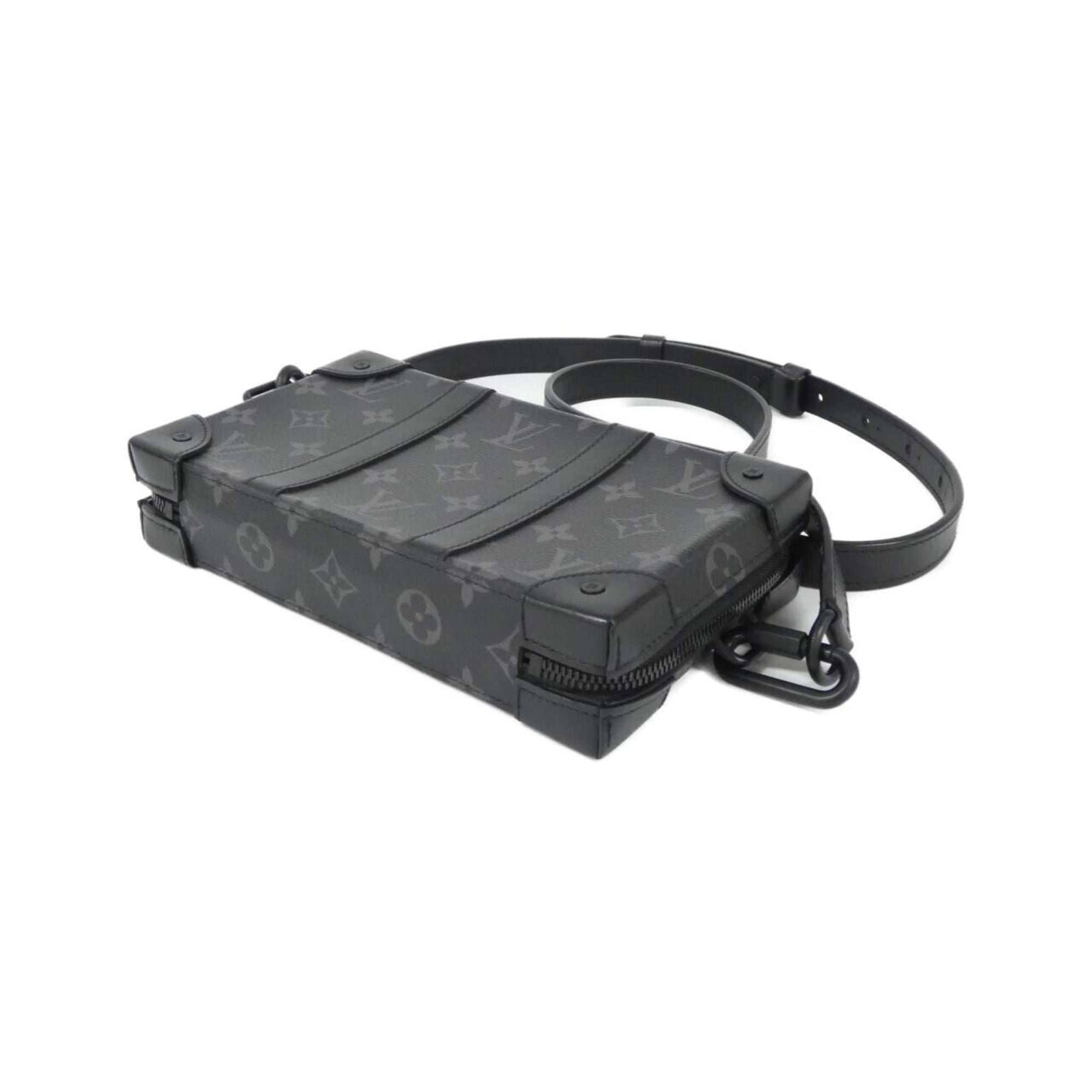 Louis Vuitton Black Coated Canvas Shoulder Bag (Pre-Owned)