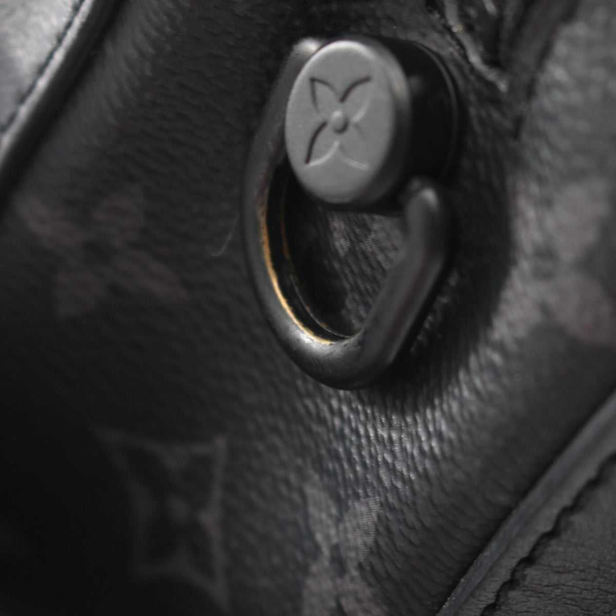 Louis Vuitton Black Monogram Eclipse Coated Canvas Leather Handbag Shoulder Bag (Pre-Owned)