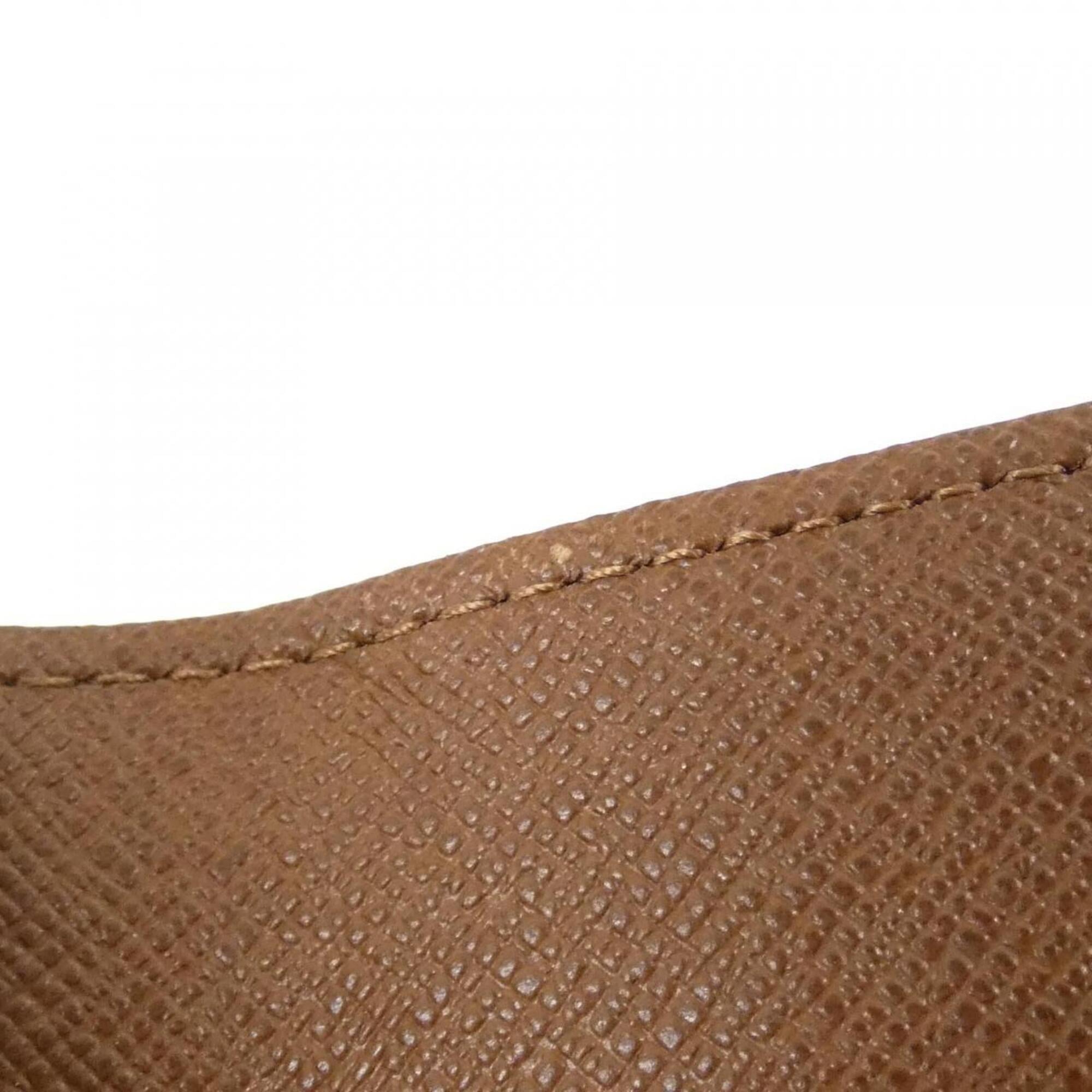 Louis Vuitton Brown Coated Canvas Long Wallet (Bi-Fold) (Pre-Owned)