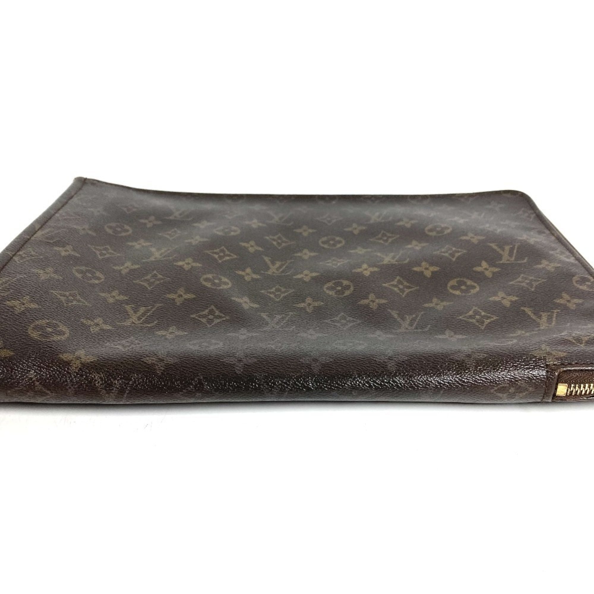 Louis Vuitton Brown Galle Monogram Monogram Clutch Bag (Pre-Owned)