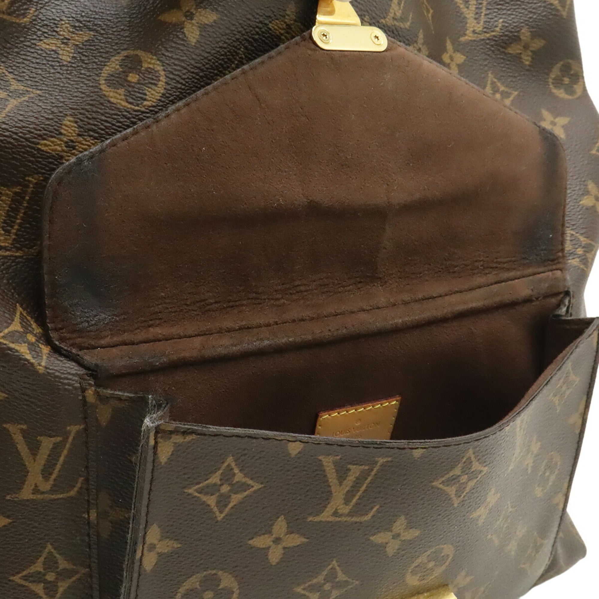 Louis Vuitton Brown Galle Monogram Monogram Handbag Shoulder Bag (Pre-Owned)