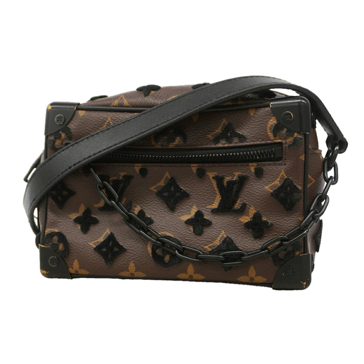 Louis Vuitton Black Brown Shoulder Bag (Pre-Owned)
