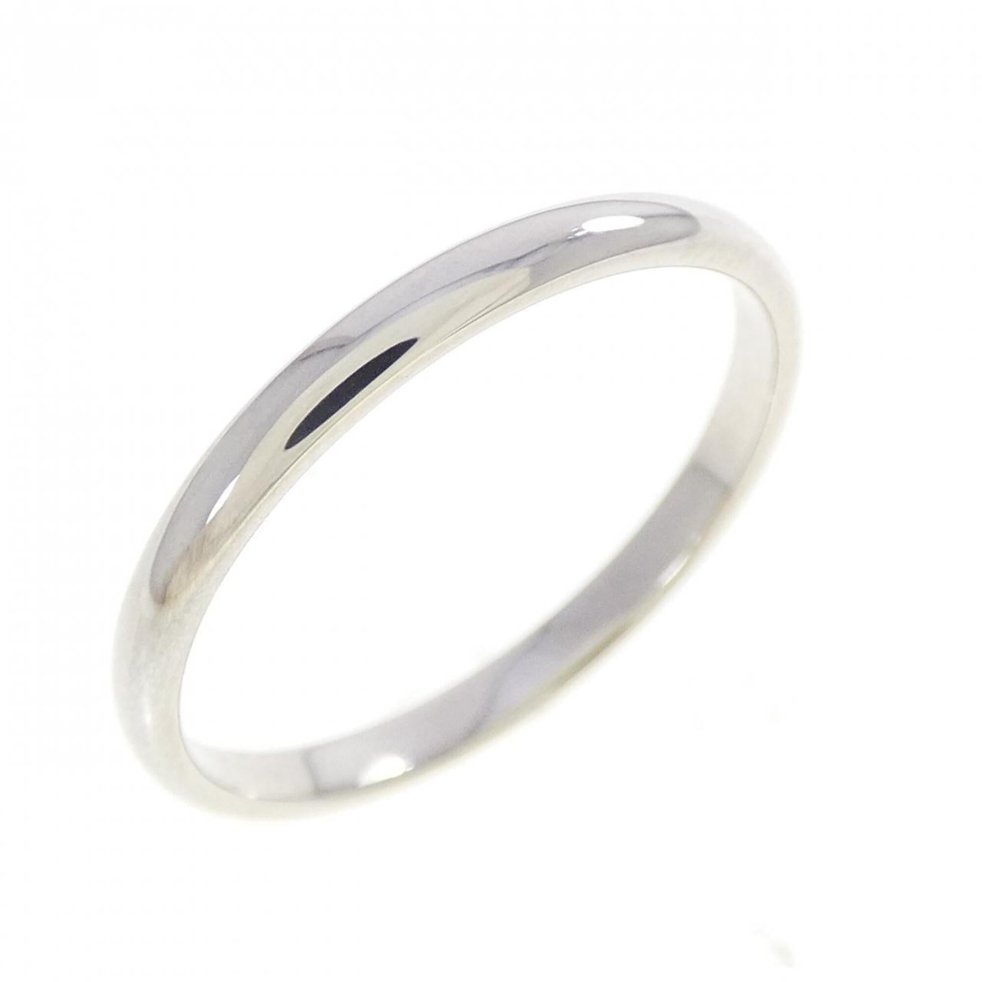 Tiffany Platinum Platinum 950 Band Ring (Pre-Owned)