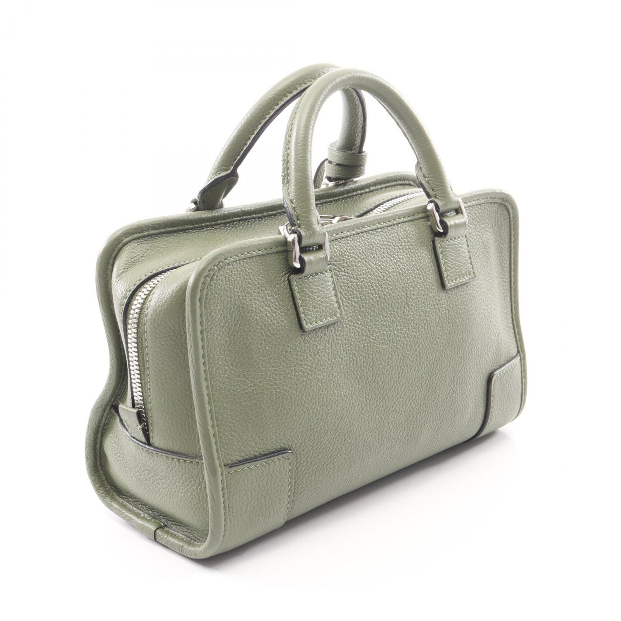 Loewe Green Leather Handbag (Pre-Owned)
