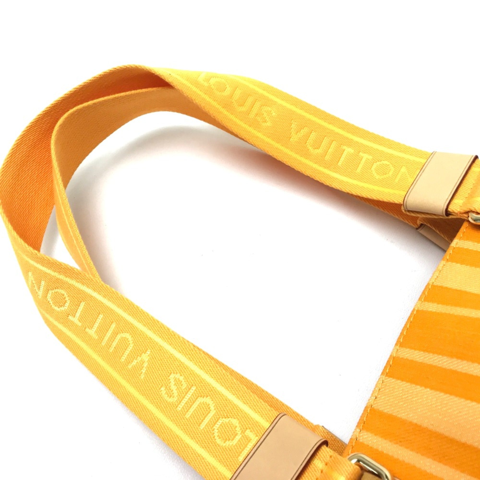 Louis Vuitton Yellow Cloth Tote Bag (Pre-Owned)