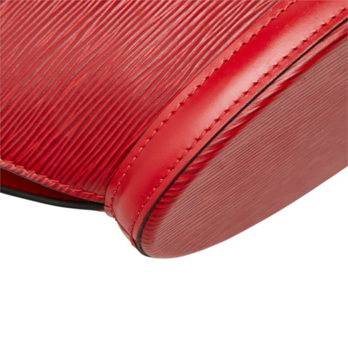 Louis Vuitton Castilian Red Leather Handbag (Pre-Owned)