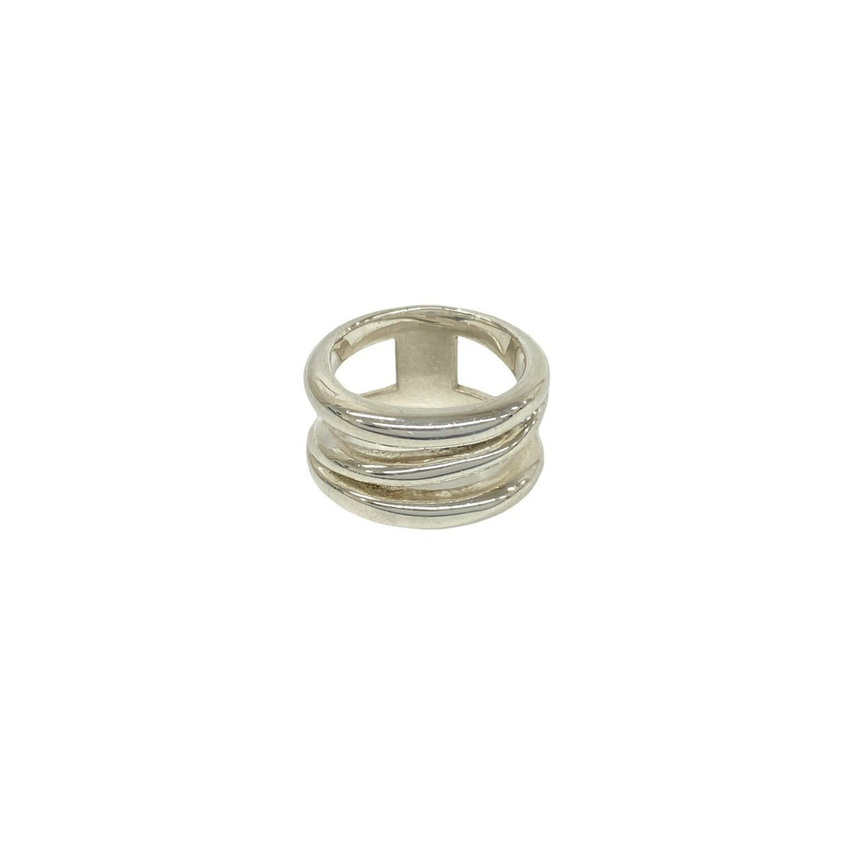 Tiffany Silver Silver 925 Band Ring (Pre-Owned)