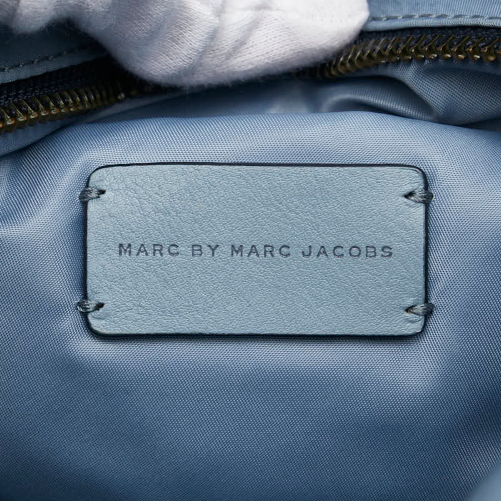 Marc Jacobs Blue Nylon Leather Shoulder Bag (Pre-Owned)