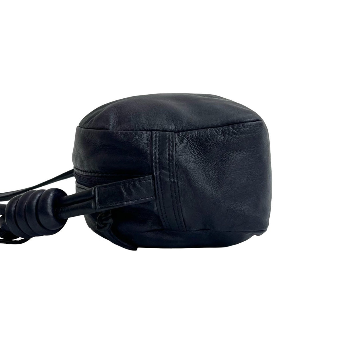 Loewe Purple Leather Pochette Shoulder Bag (Pre-Owned)
