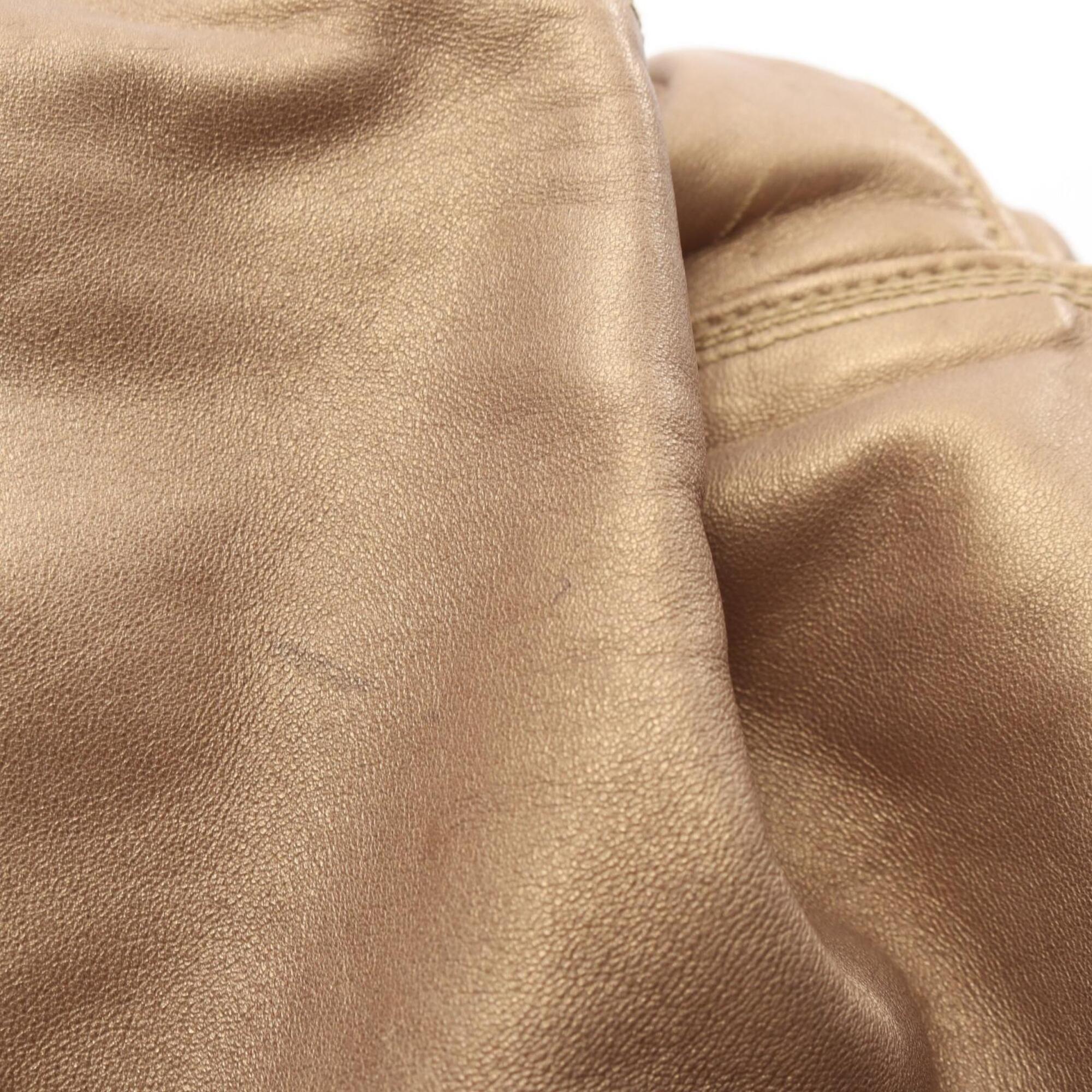 Loewe Gold Leather Handbag (Pre-Owned)