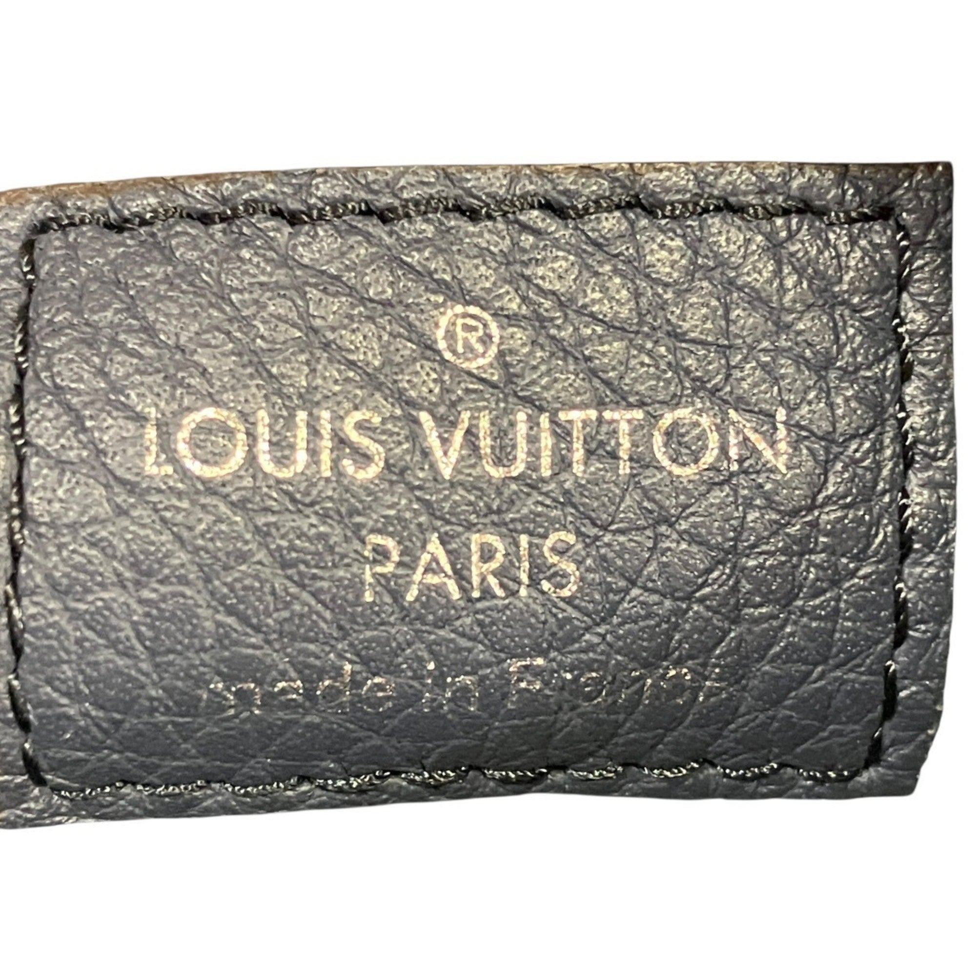 Louis Vuitton Navy Mahina Leather Leather Coin Purse/Coin Case (Pre-Owned)