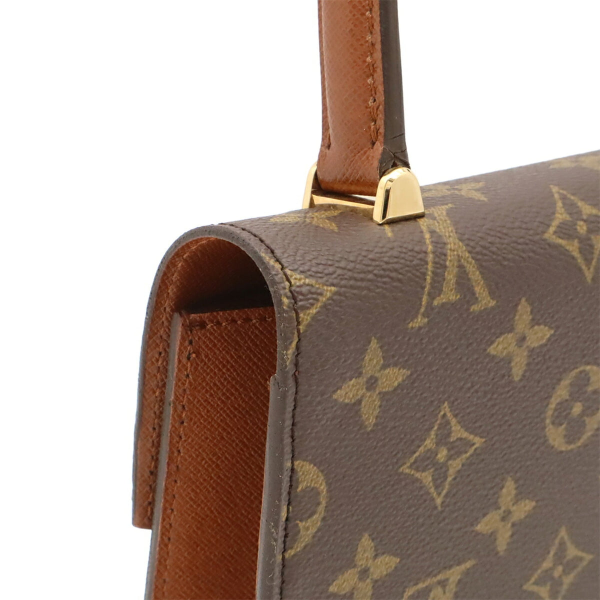 Louis Vuitton Brown Monogram Canvas Pvc Coated Canvas Handbag (Pre-Owned)