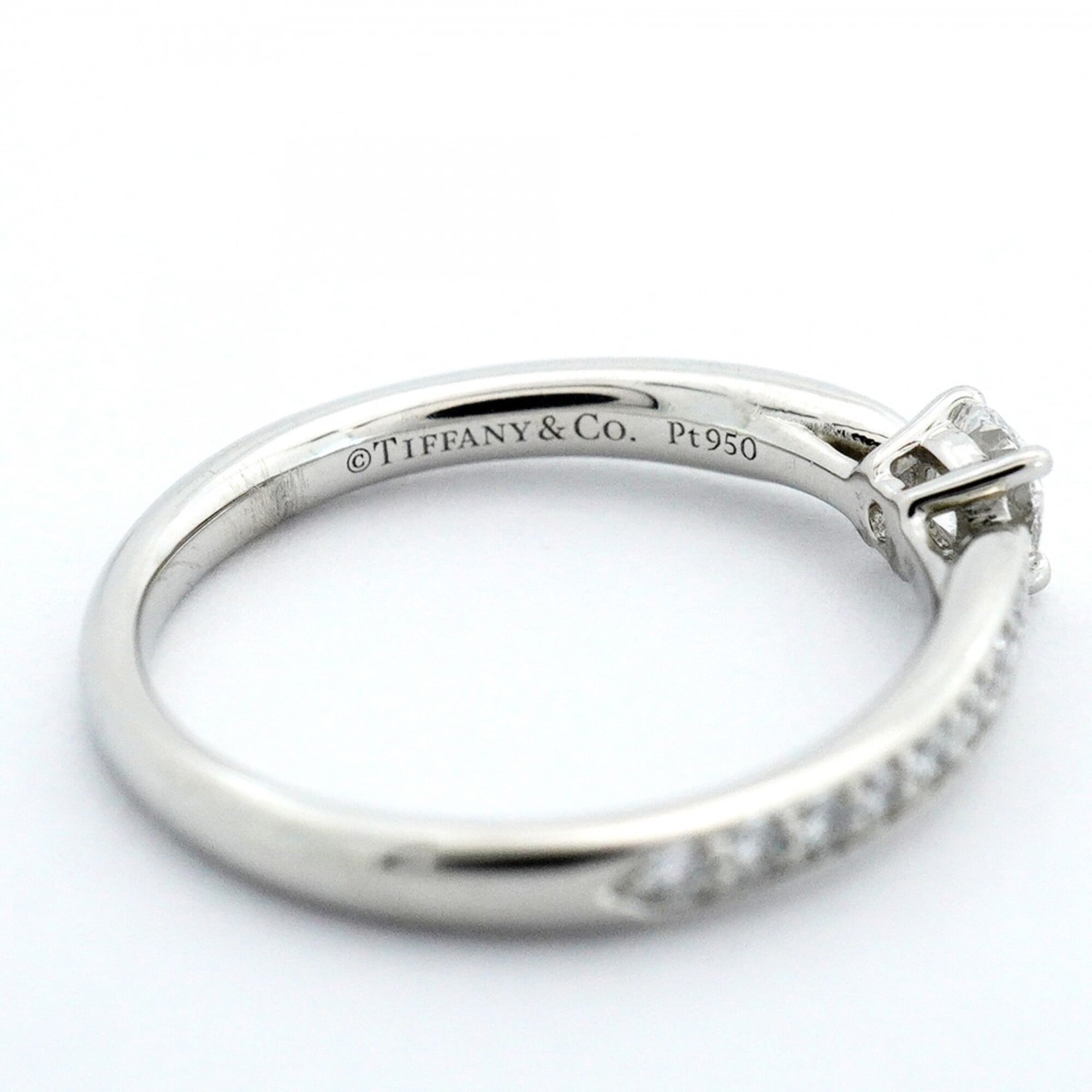 Tiffany Platinum 950 Band Ring (Pre-Owned)