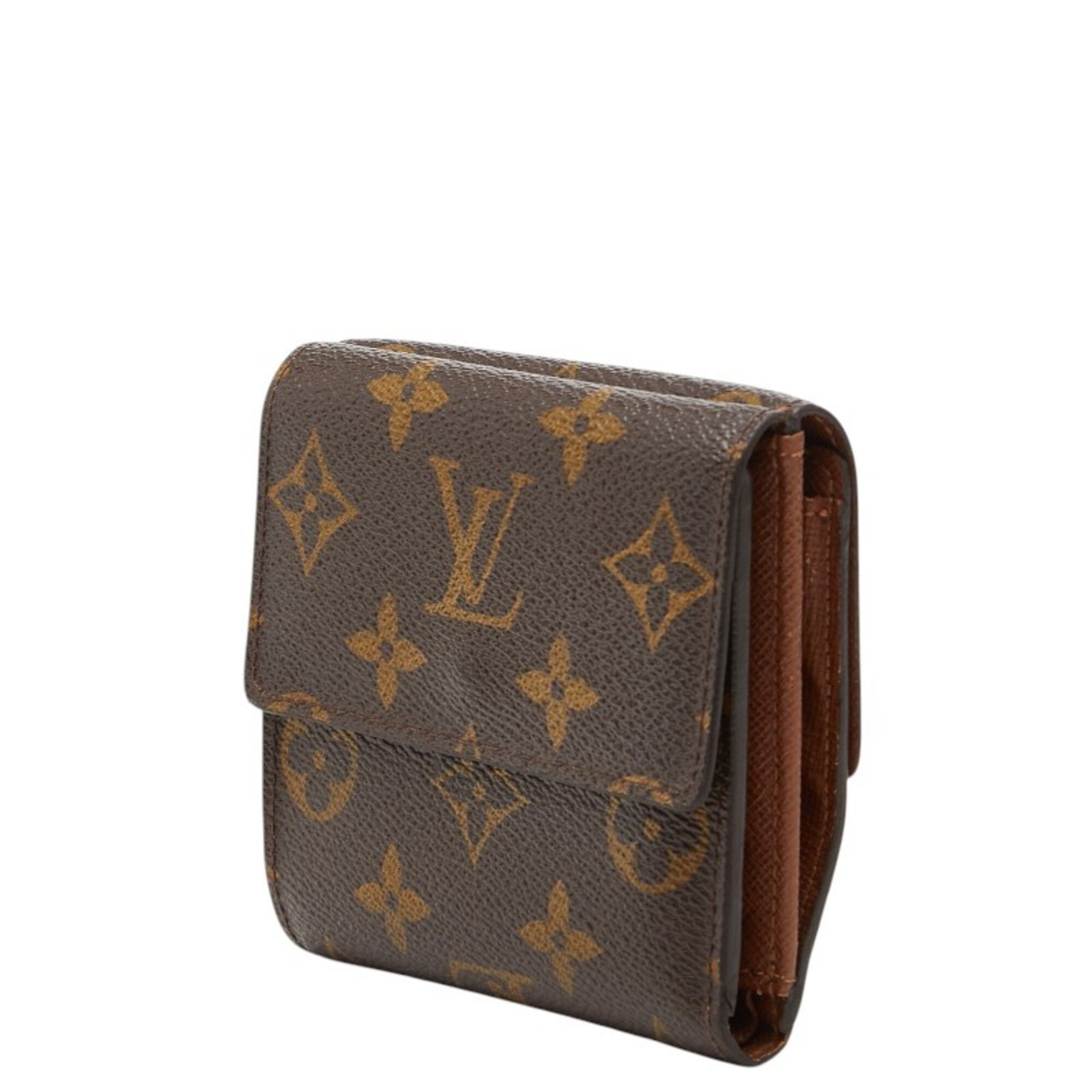 Louis Vuitton Monogram Brown Pvc Leather Wallet (Tri-Fold) (Pre-Owned)
