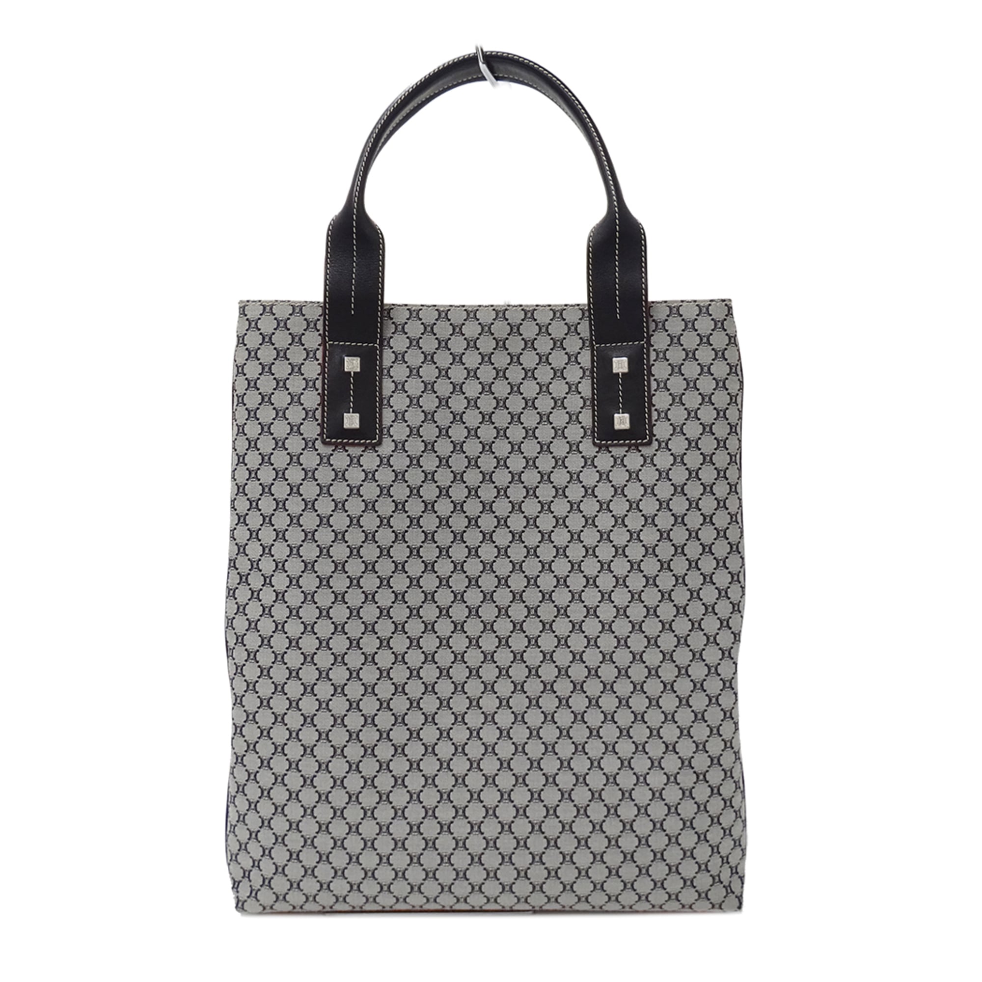 Celine Black Canvas Handbag Tote Bag (Pre-Owned)