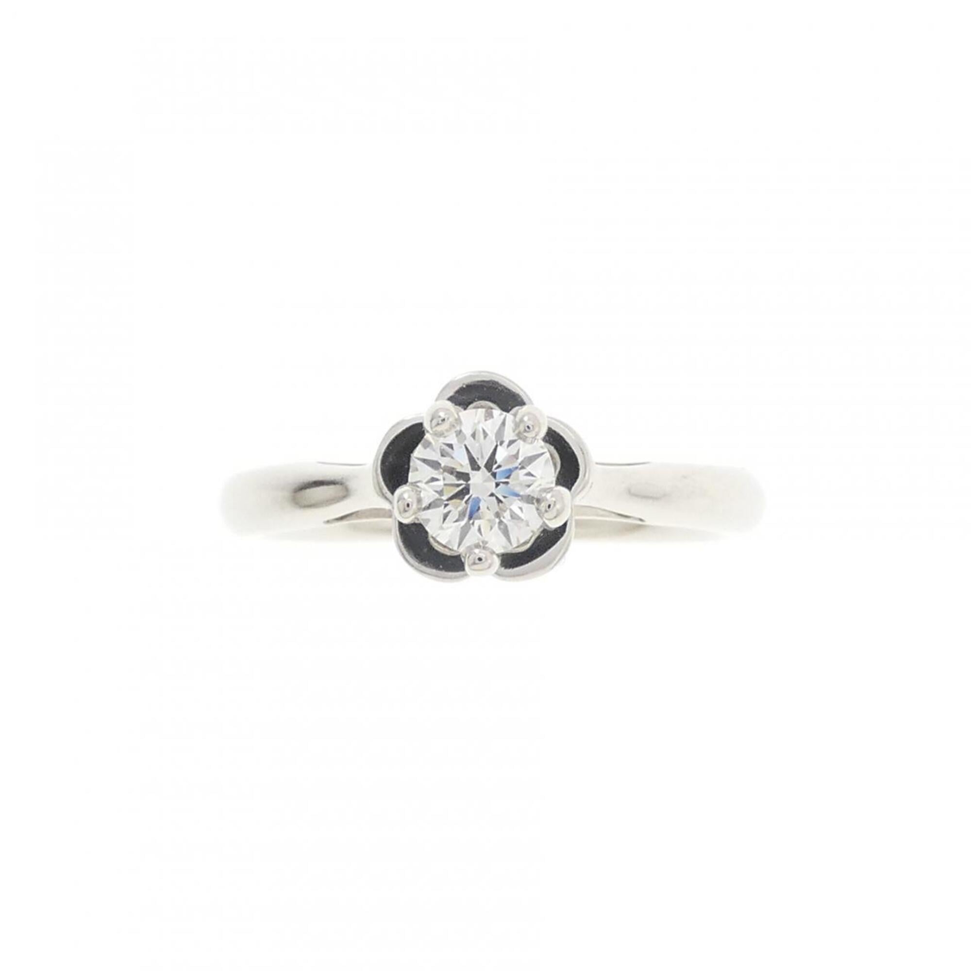 Chanel Platinum Platinum 950 Band Ring (Pre-Owned)