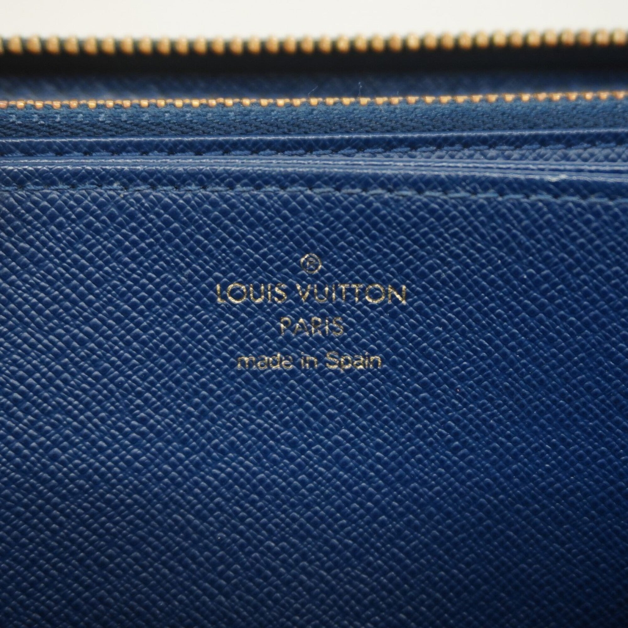 Louis Vuitton Blue Long Wallet (Bi-Fold) (Pre-Owned)