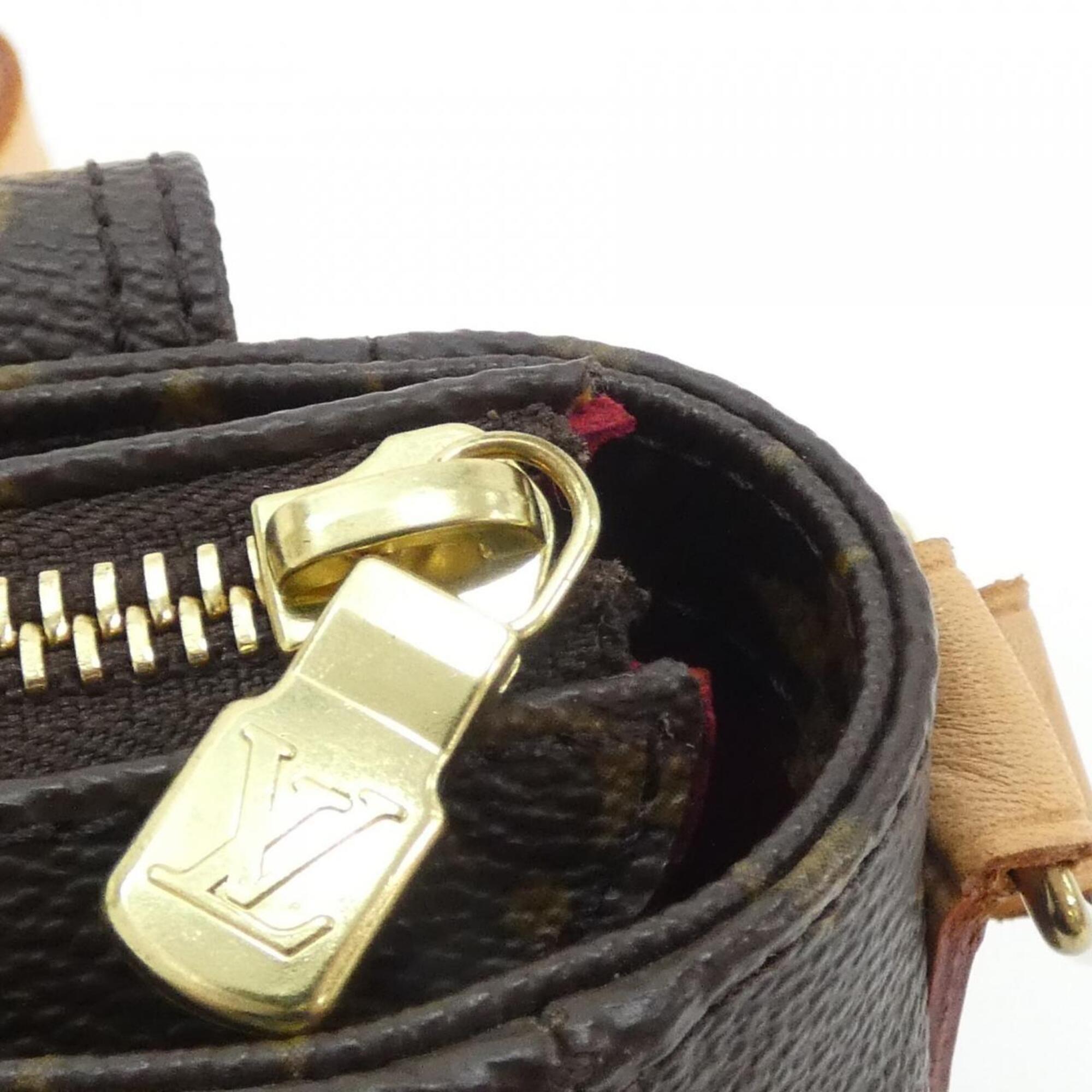 Louis Vuitton Brown Coated Canvas Shoulder Bag (Pre-Owned)