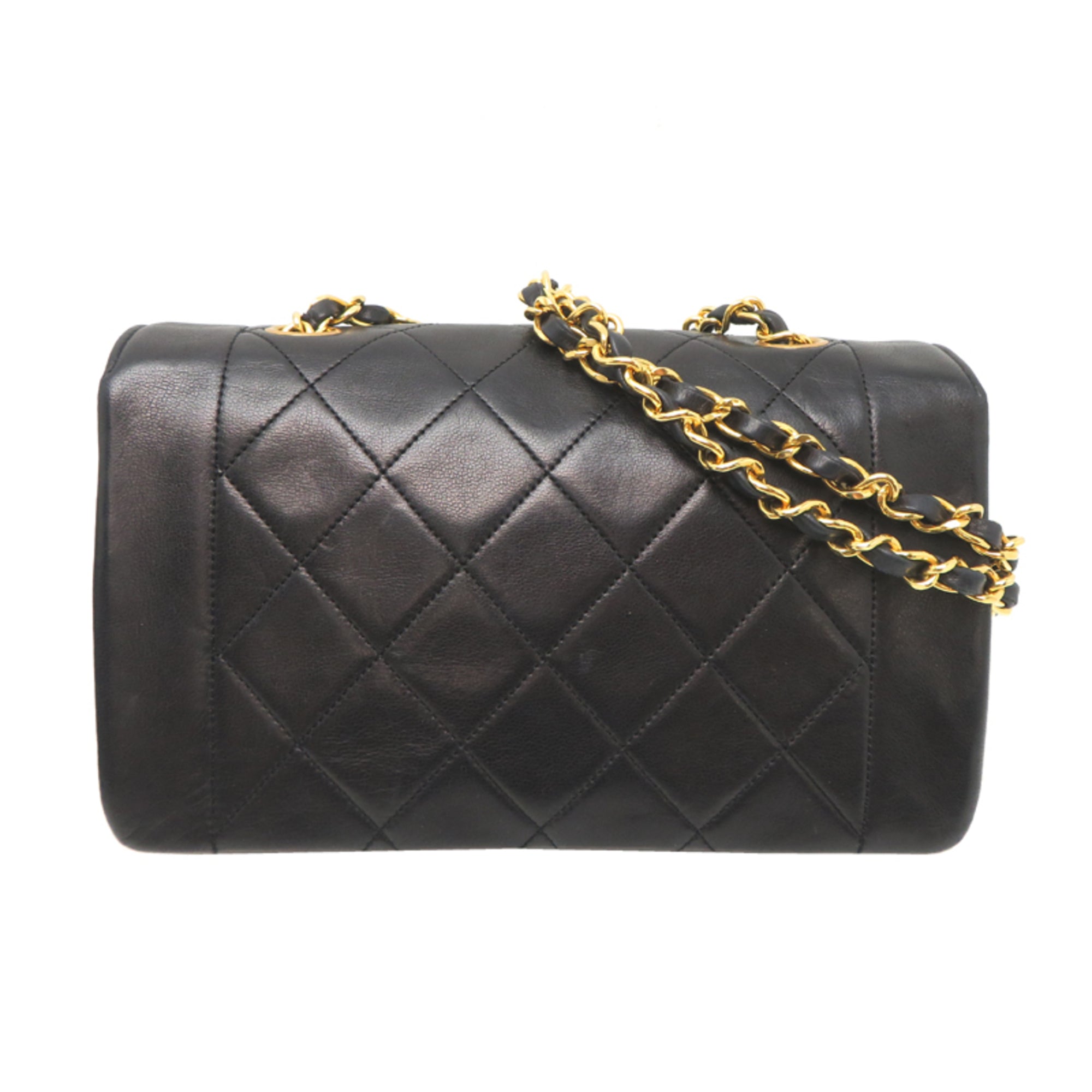 Chanel Black Leather Shoulder Bag (Pre-Owned)
