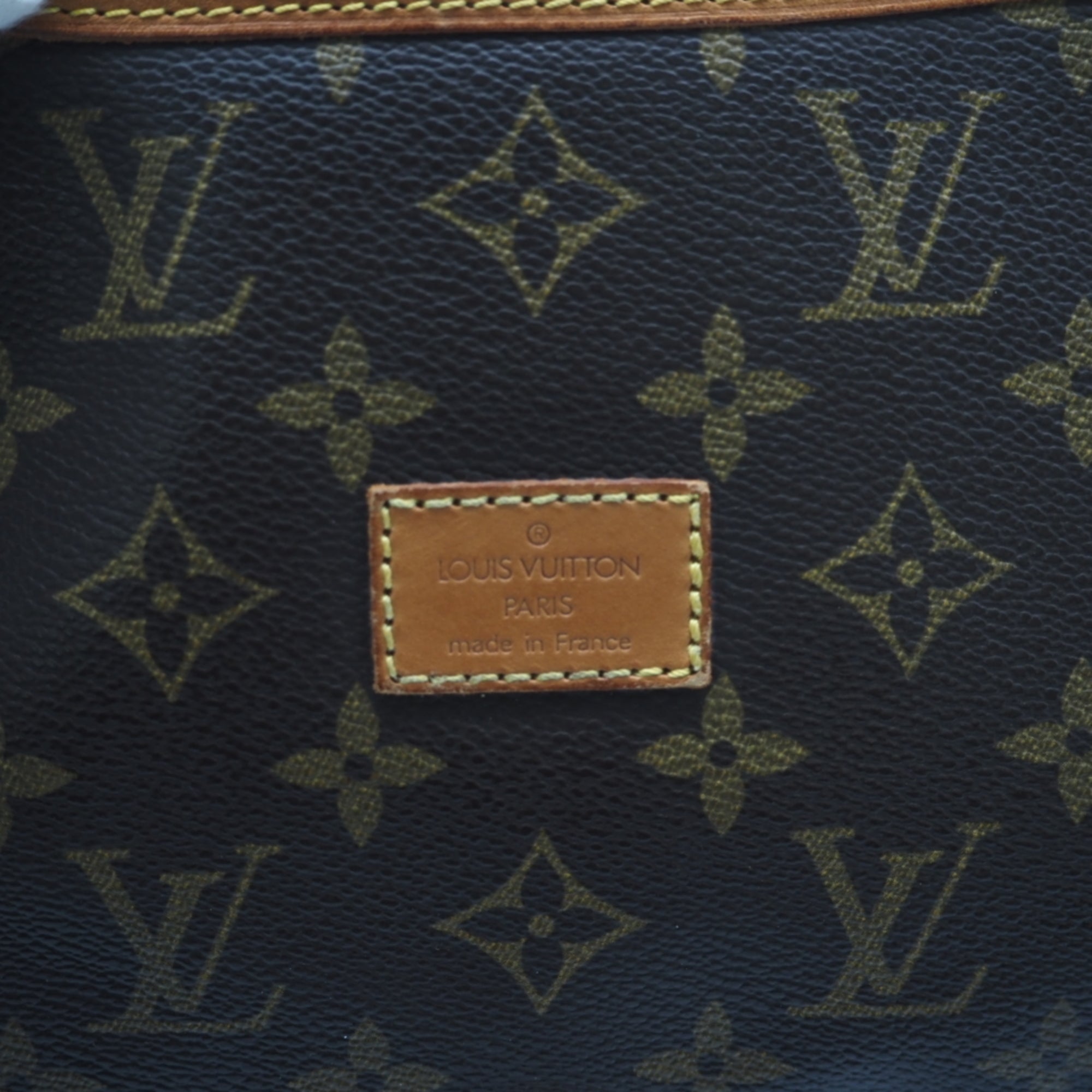 Louis Vuitton Monogram Brown Coated Canvas Leather Shoulder Bag (Pre-Owned)