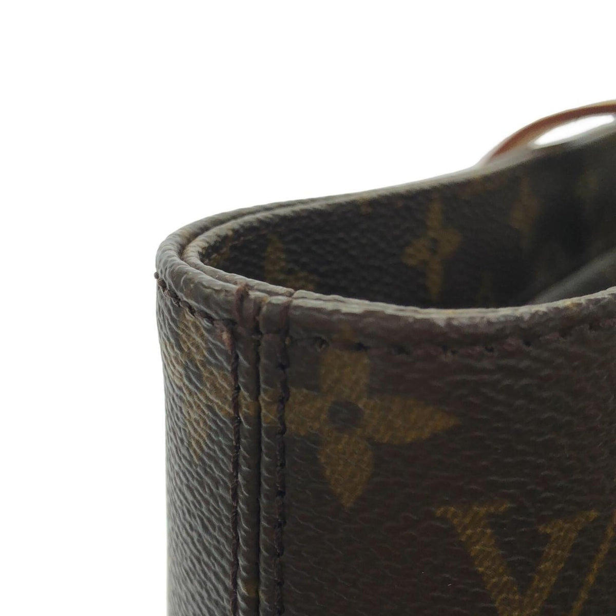 Louis Vuitton Brown Coated Canvas Handbag (Pre-Owned)