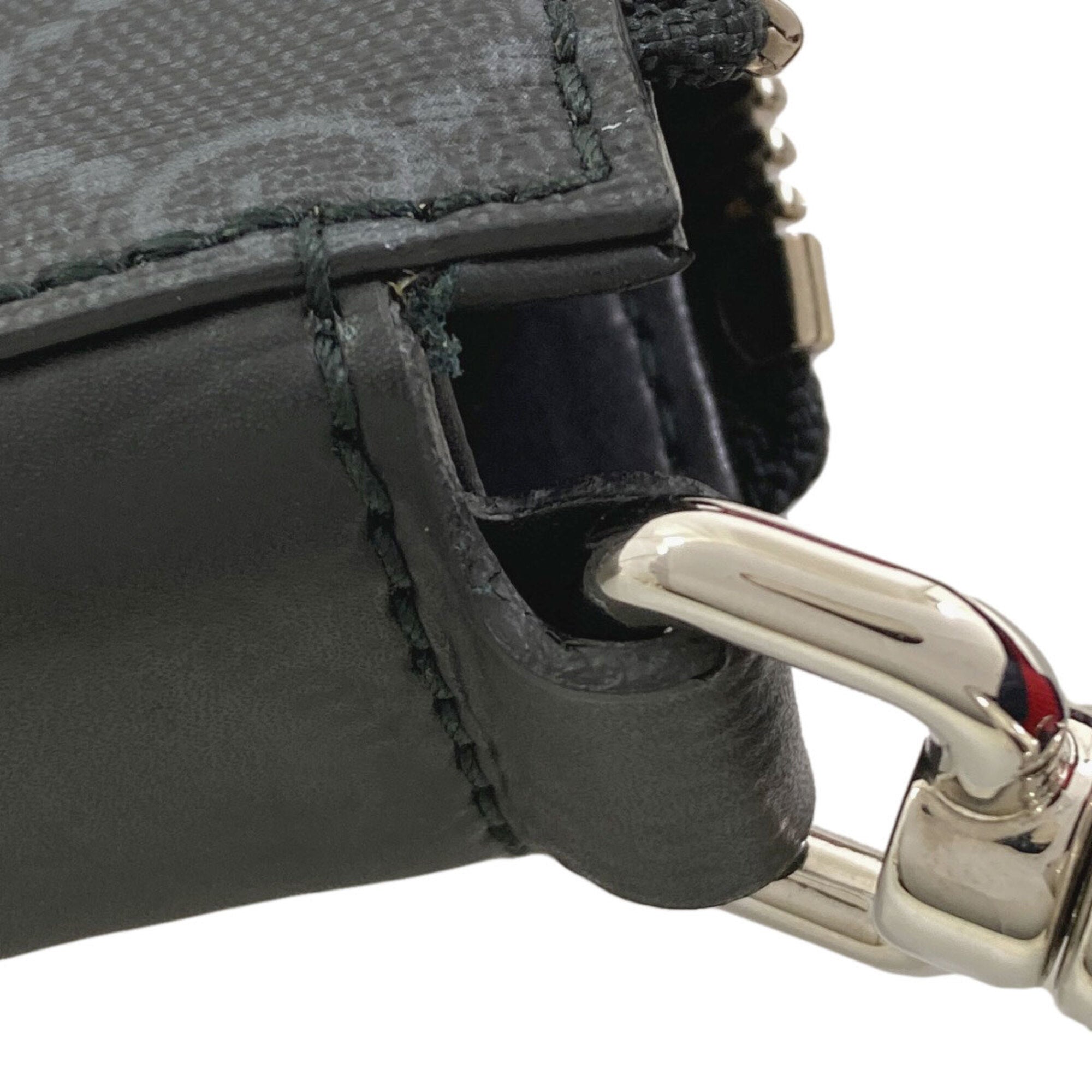Gucci Black Pvc Shoulder Bag (Pre-Owned)