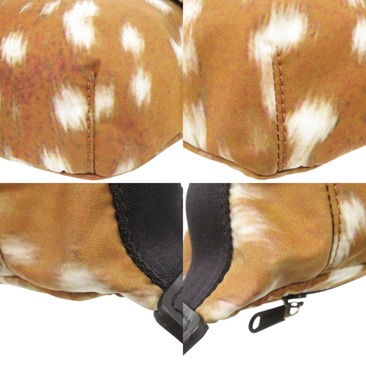 Burberry Brown Nylon Leather Fanny Pack (Pre-Owned)