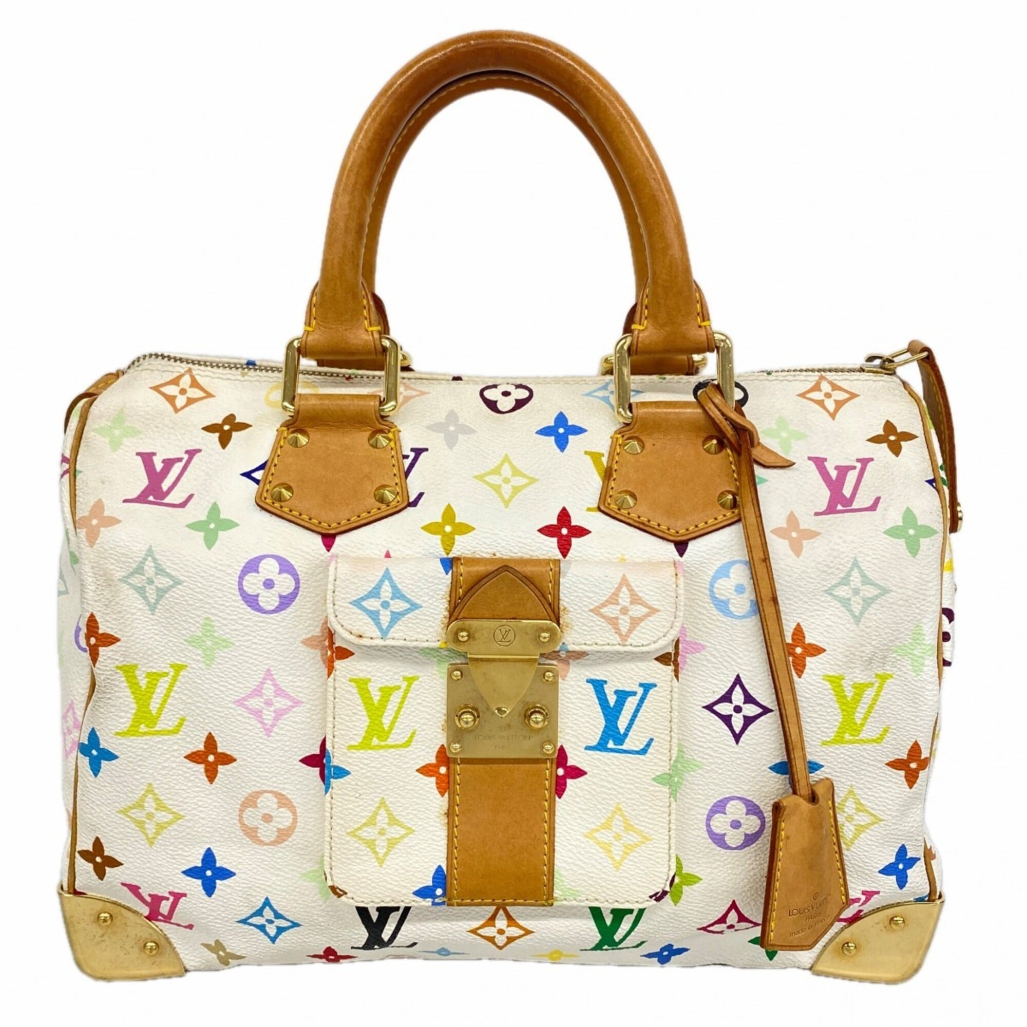 Louis Vuitton Blanc Handbag (Pre-Owned)