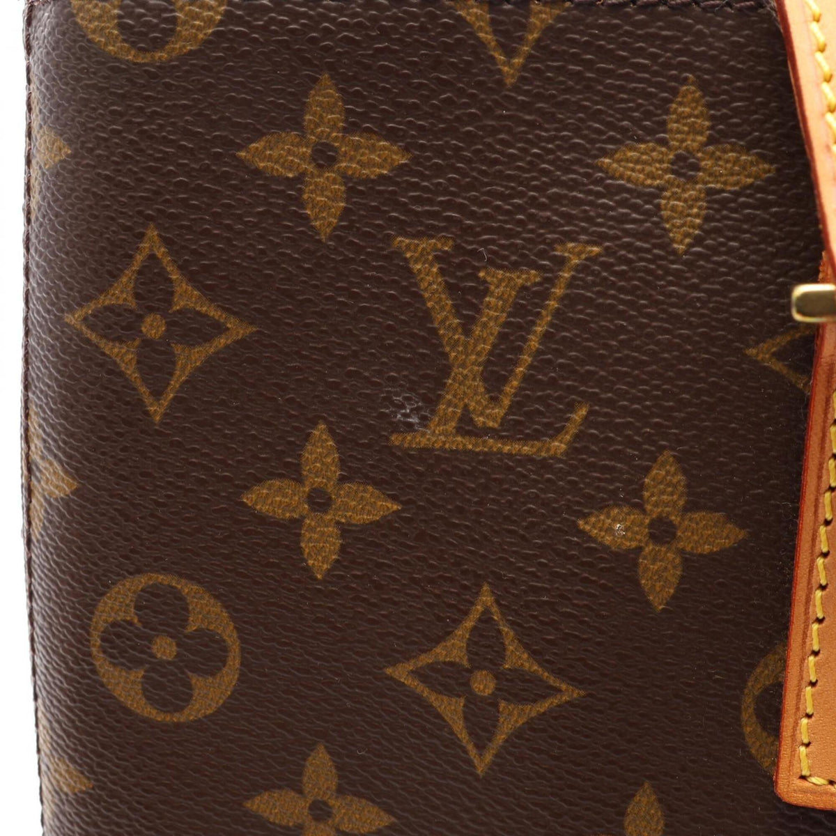 Louis Vuitton Brown Monogram Coated Canvas Handbag Tote Bag (Pre-Owned)