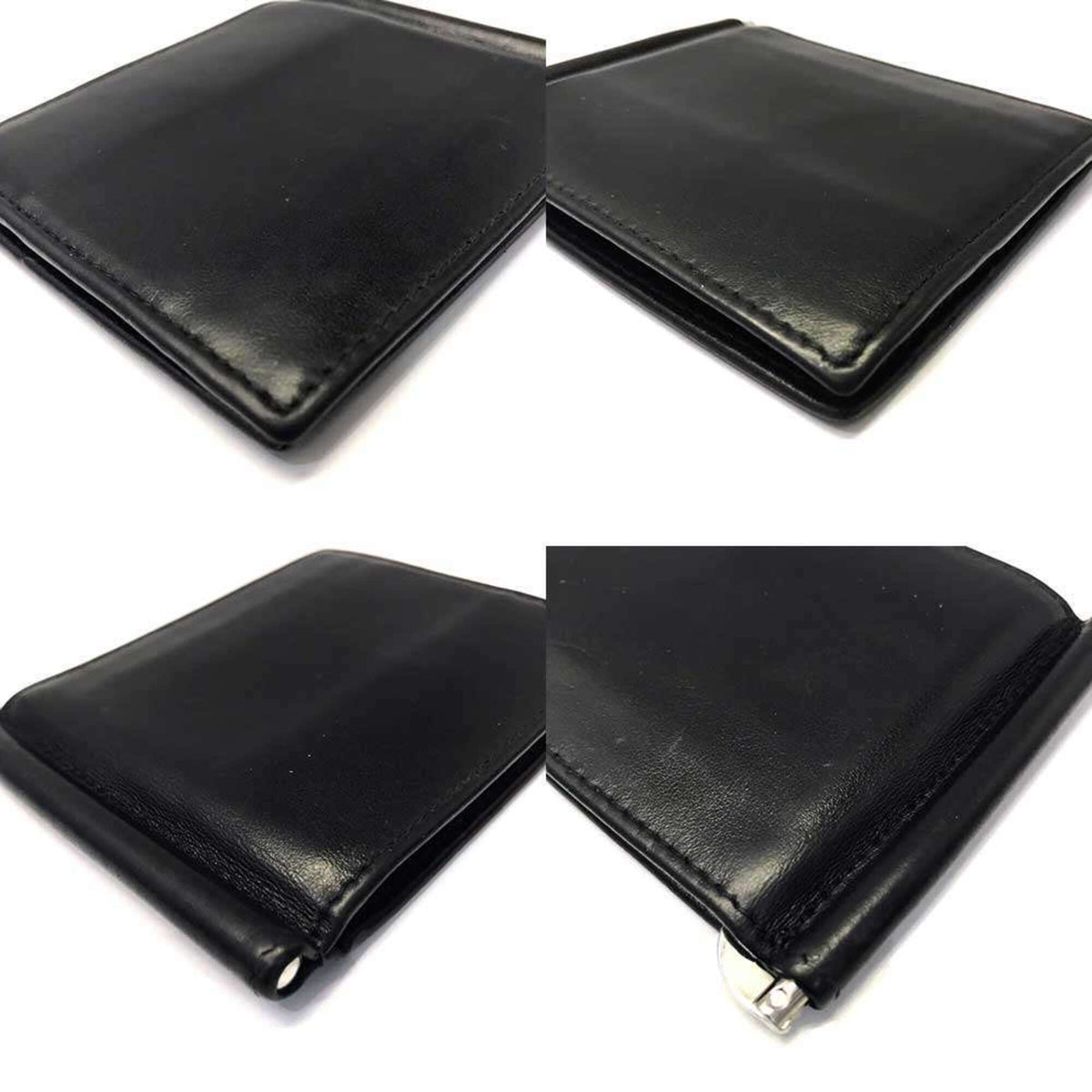 Prada Black Leather Money Clip (Pre-Owned)