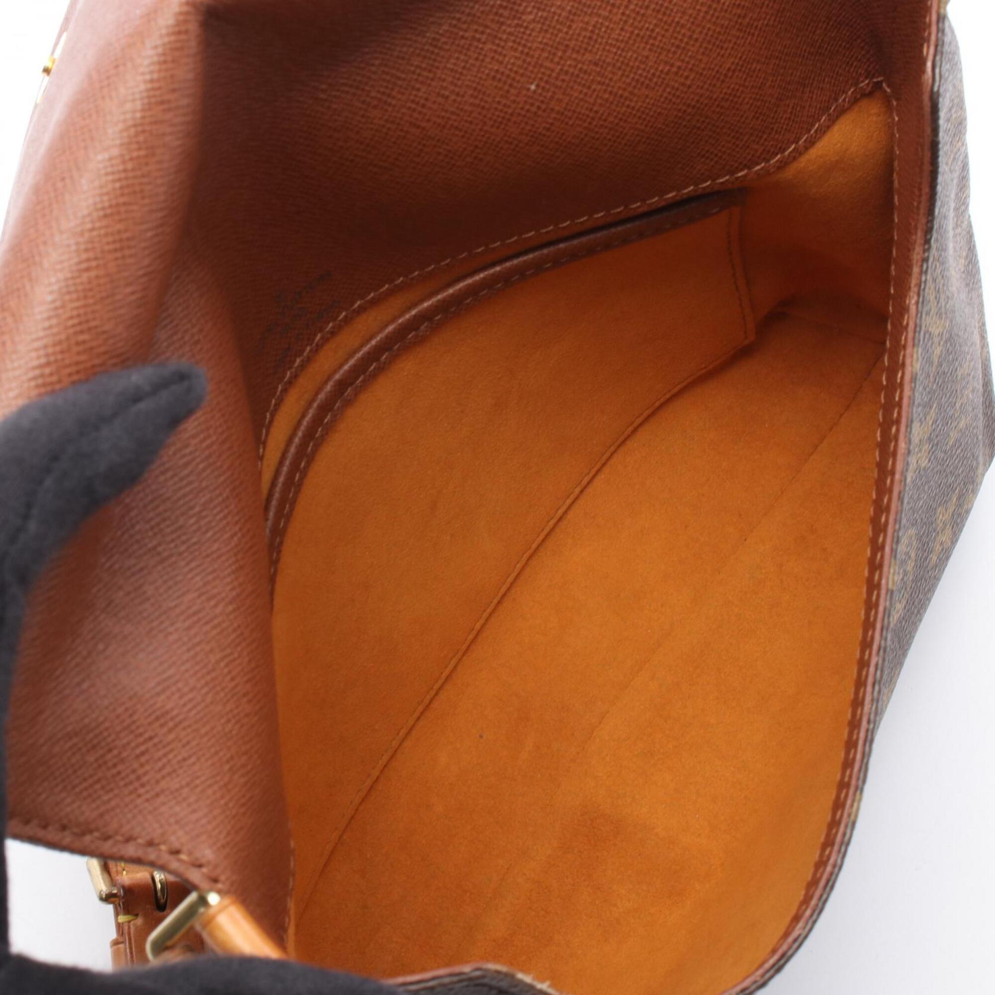 Louis Vuitton Brown Pvc Leather Handbag Shoulder Bag (Pre-Owned)