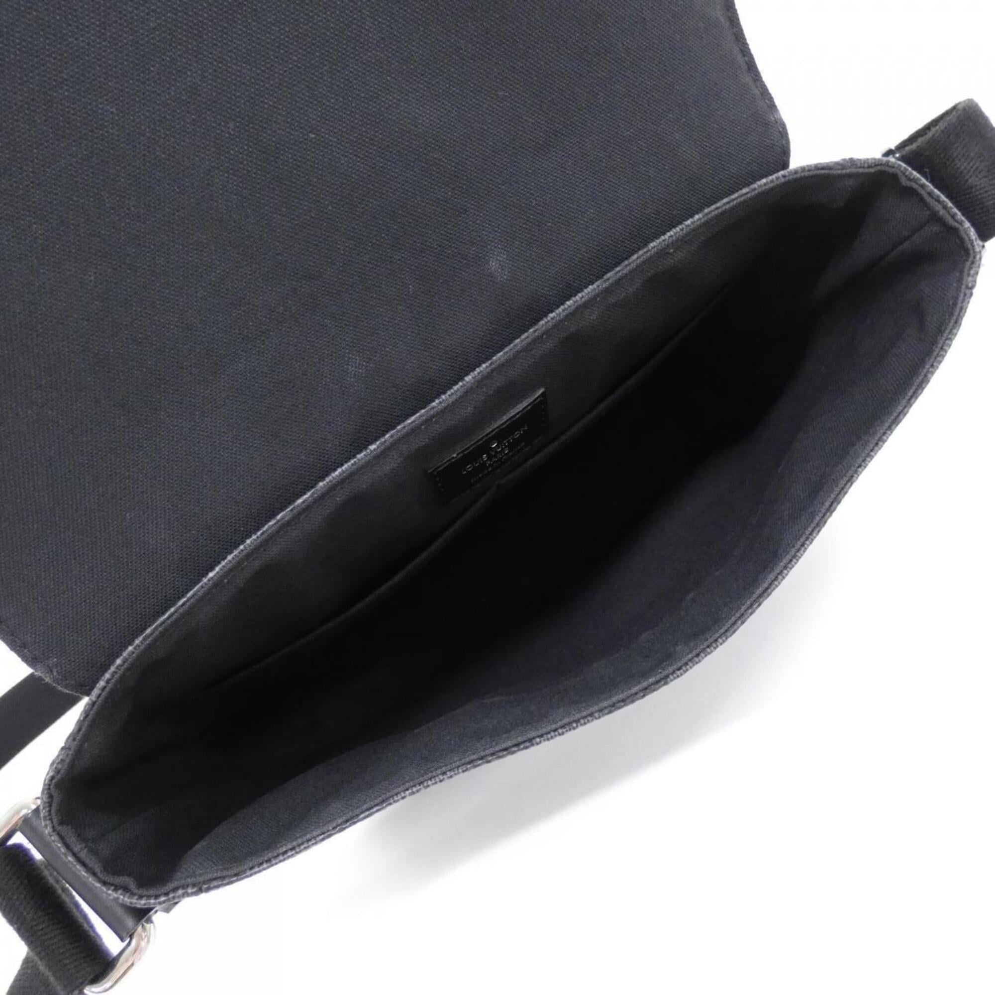 Louis Vuitton Graphite Coated Canvas Shoulder Bag (Pre-Owned)
