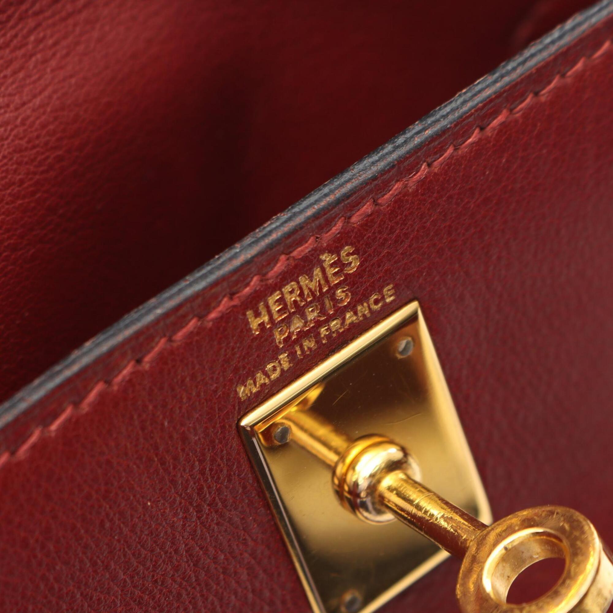 Hermes Bordeaux Gulliver Leather Backpack (Pre-Owned)