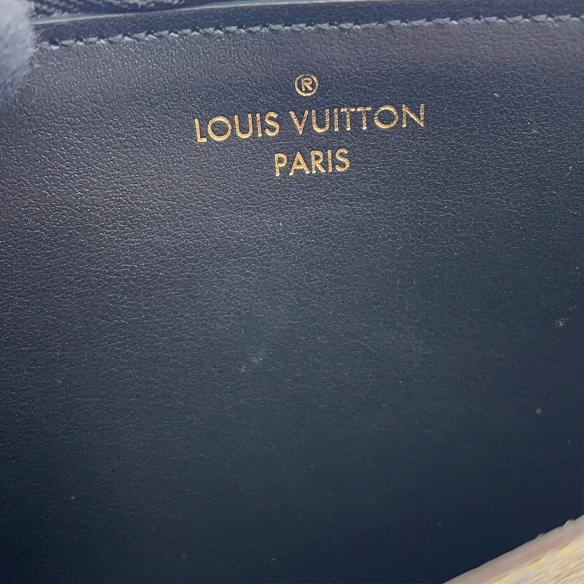 Louis Vuitton Monogram Reverse Black Noir Monogram Reverse Coin Purse/Coin Case (Pre-Owned)