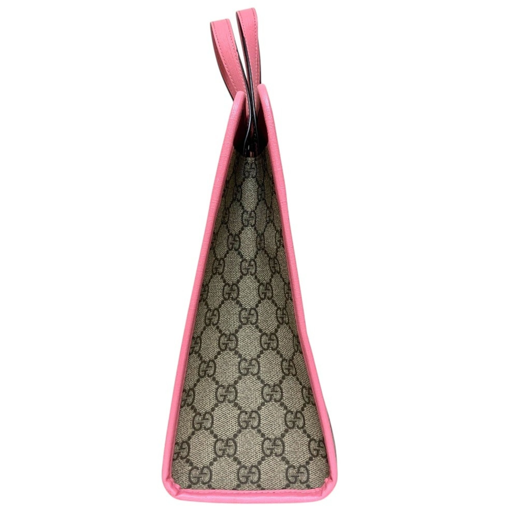 Gucci Beige Gg Supreme Handbag Tote Bag (Pre-Owned)